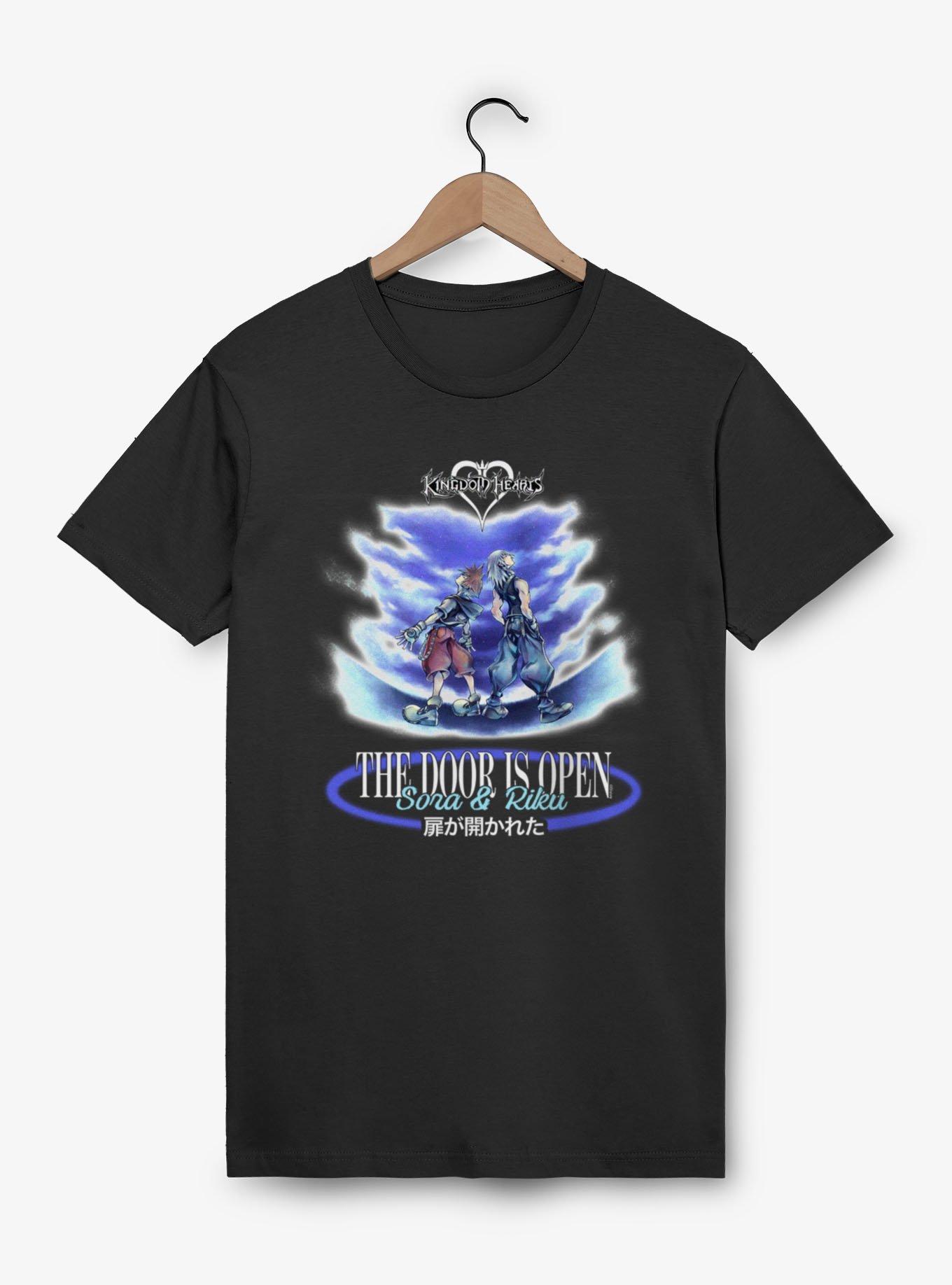 Disney Kingdom Hearts Door Is Open Sora Riku T-Shirt