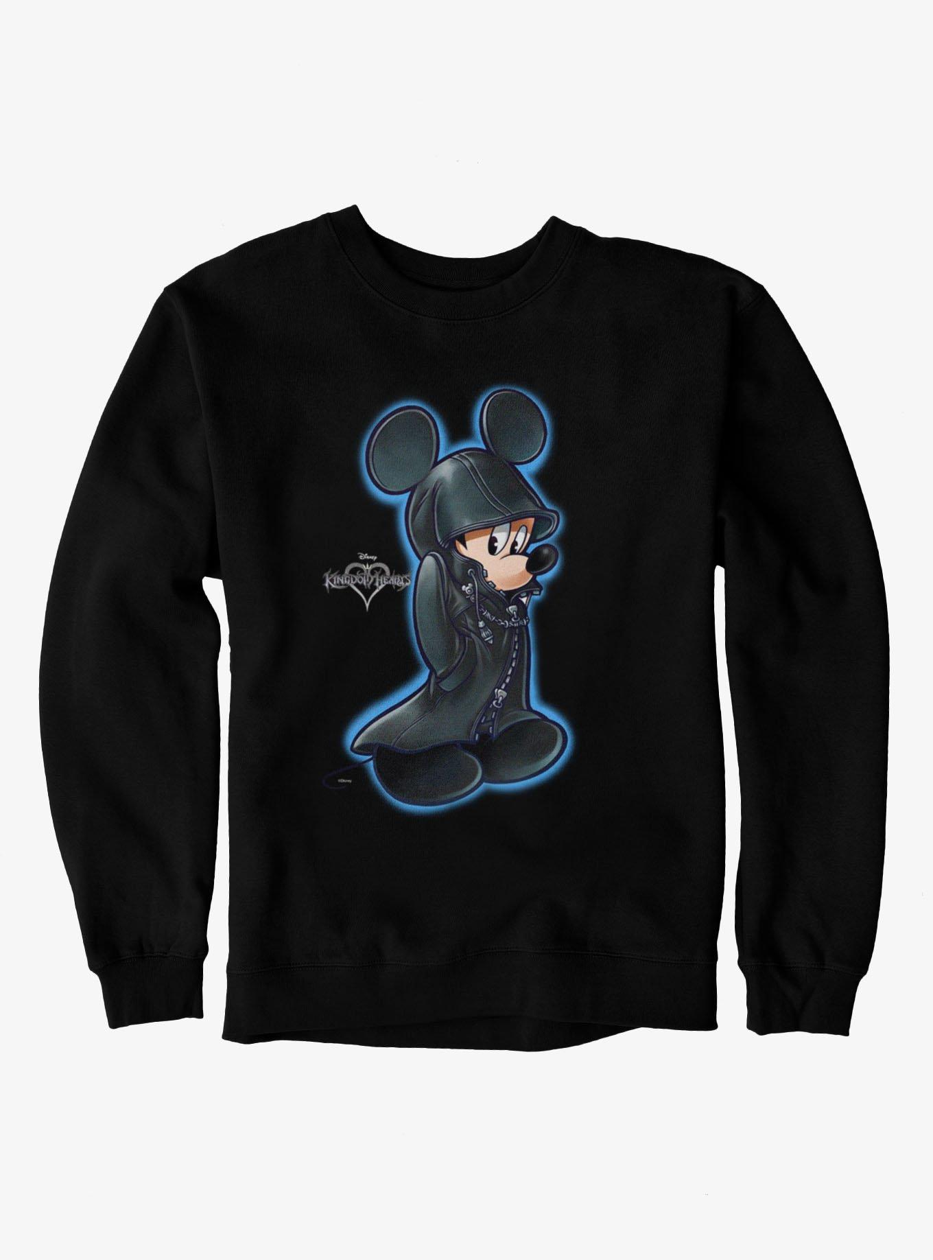Disney Kingdom Hearts Black Robe Mickey Sweatshirt, , hi-res view 1