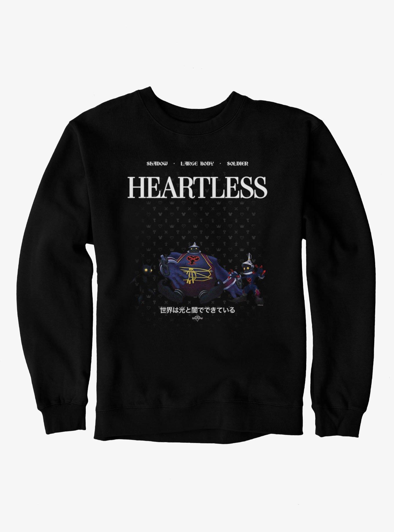 Disney Kingdom Hearts Heartless Trio Sweatshirt, BLACK, hi-res view 1