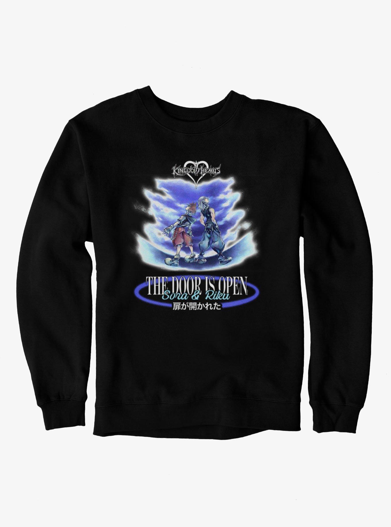 Disney Kingdom Hearts Door Is Open Sora Riku Sweatshirt, , hi-res view 1