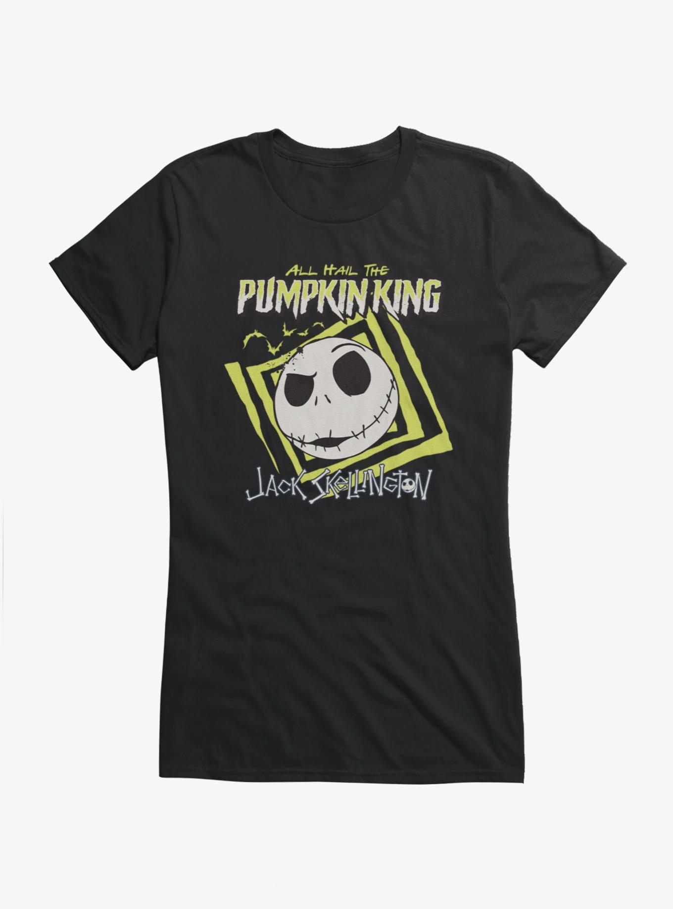 Disney The Nightmare Before Christmas All Hail The Pumpkin King Jack Girls T-Shirt