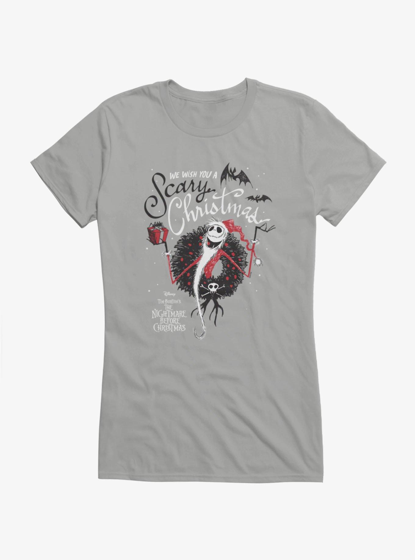 Disney The Nightmare Before Christmas We Wish You A Scary Christmas Jack Girls T-Shirt