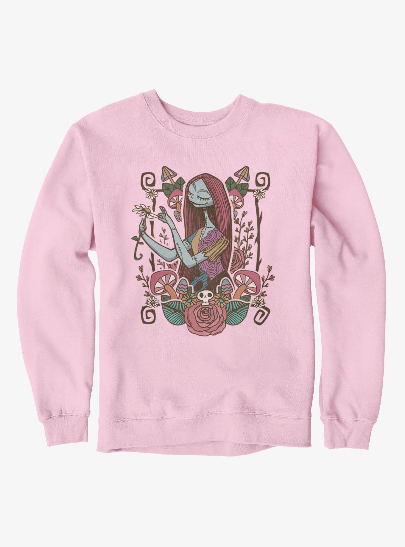 Disney The Nightmare Before Christmas Sally Floral Mushroom Garden Sweatshirt