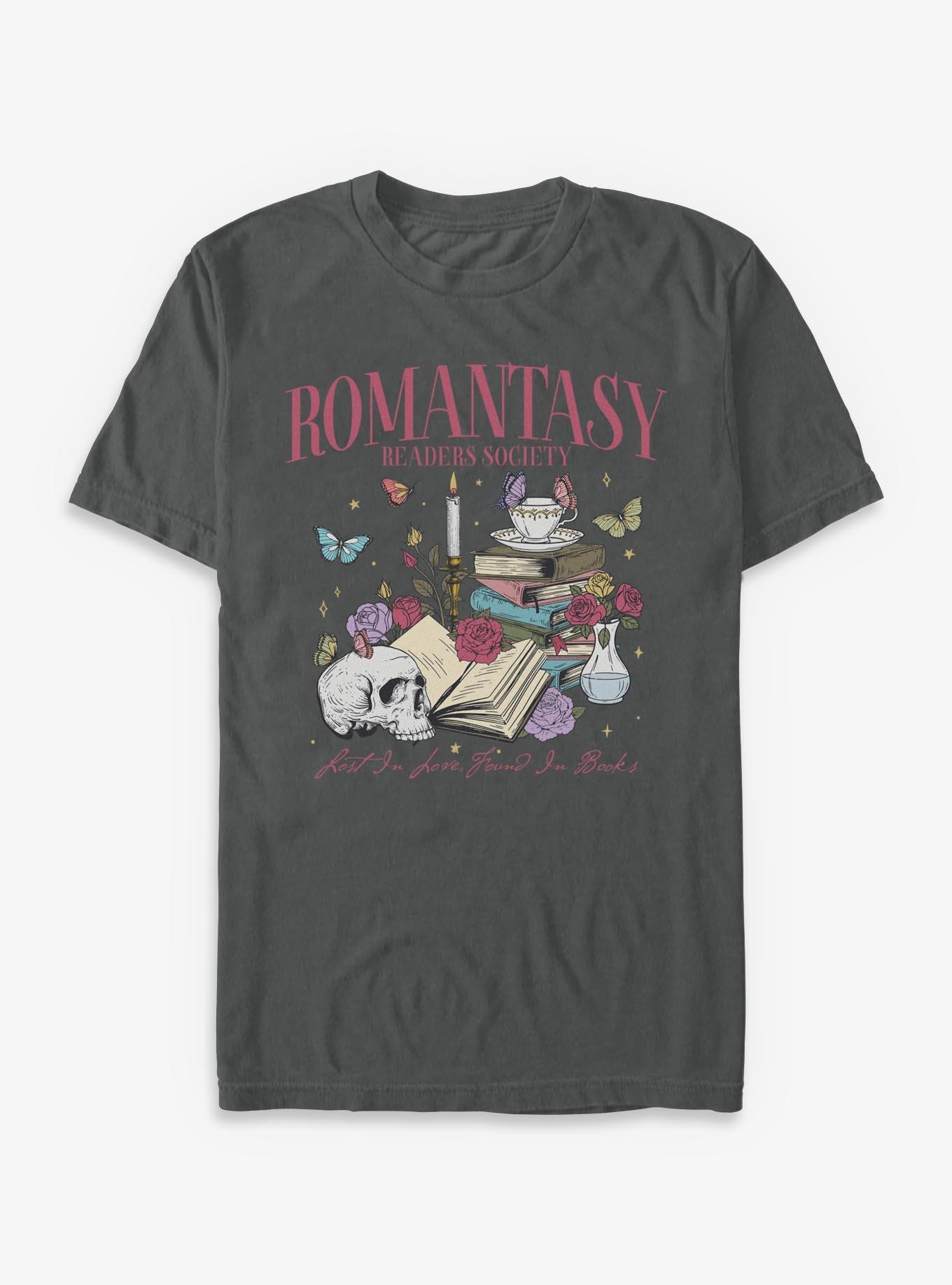 Readers Society Garment Dye T-Shirt, GRAPHITE, hi-res view 1