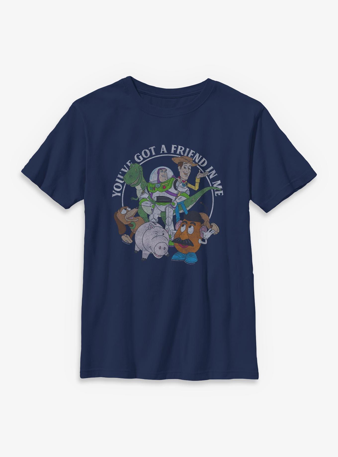 Disney Pixar Toy Story You've Got A Friend In Me Character Group Youth T-Shirt