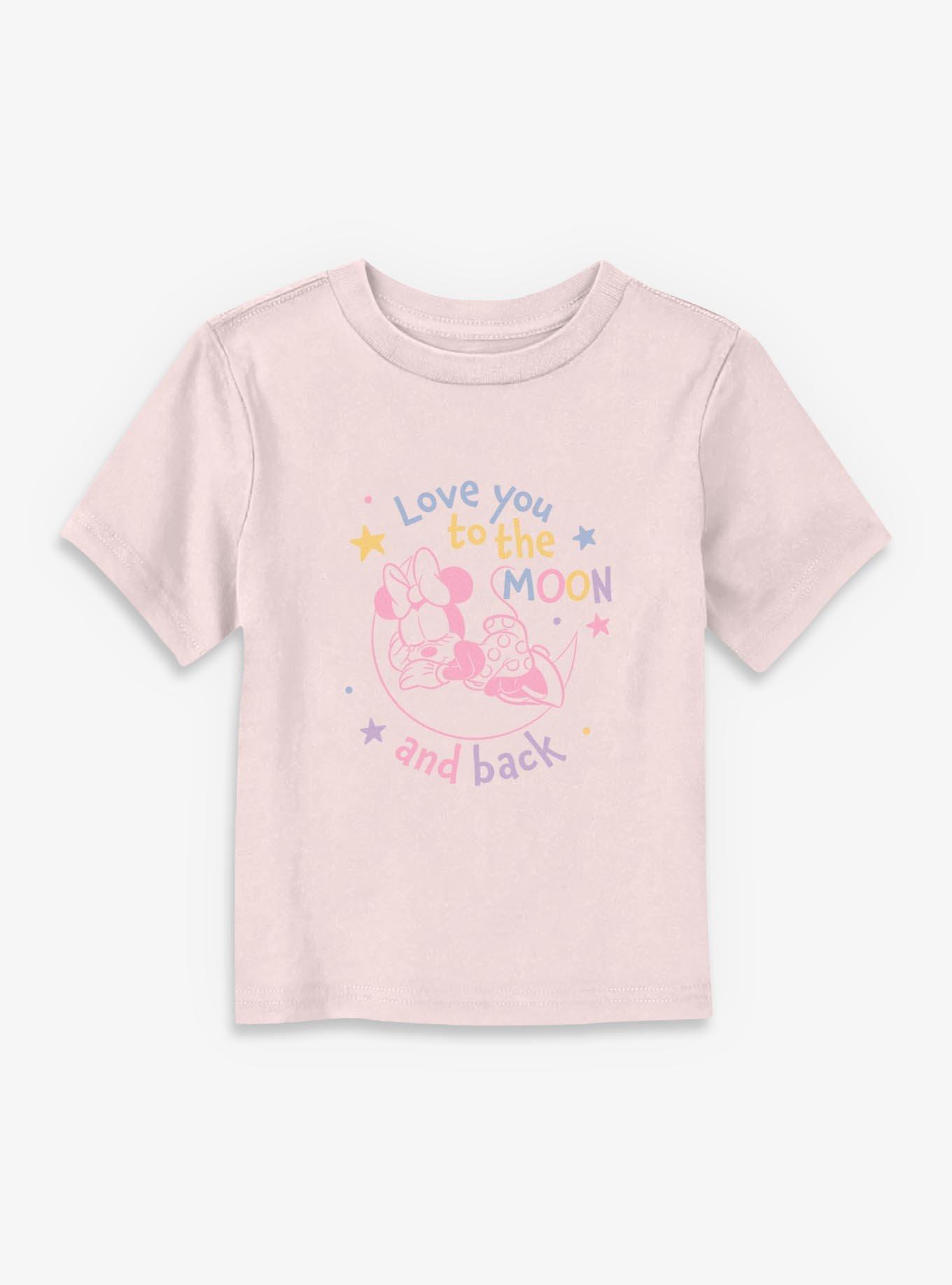 Disney Minnie Mouse Love You To The Moon And Back Toddler T-Shirt