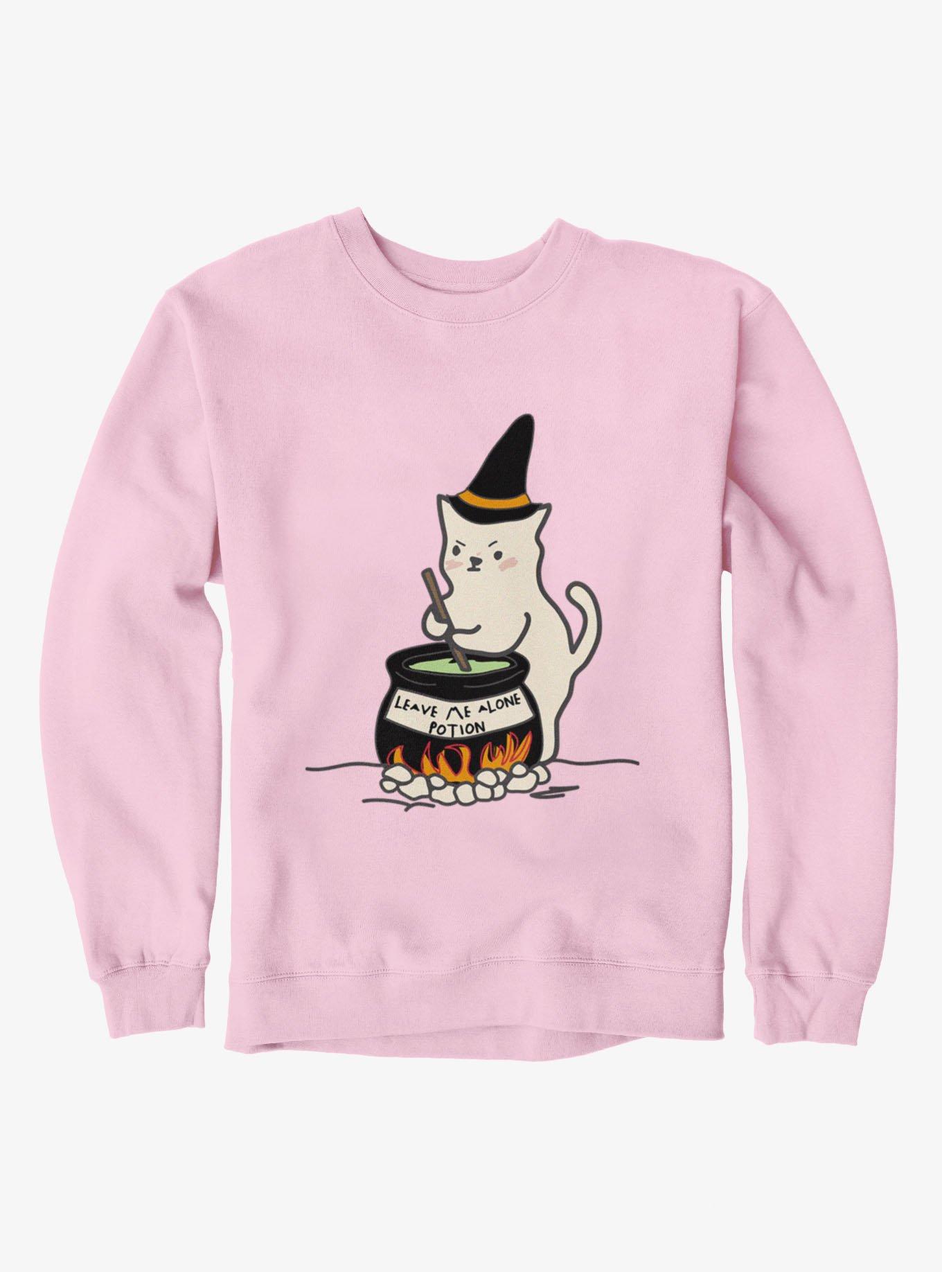 Cat Witch Leave Me Alone Potion Sweatshirt