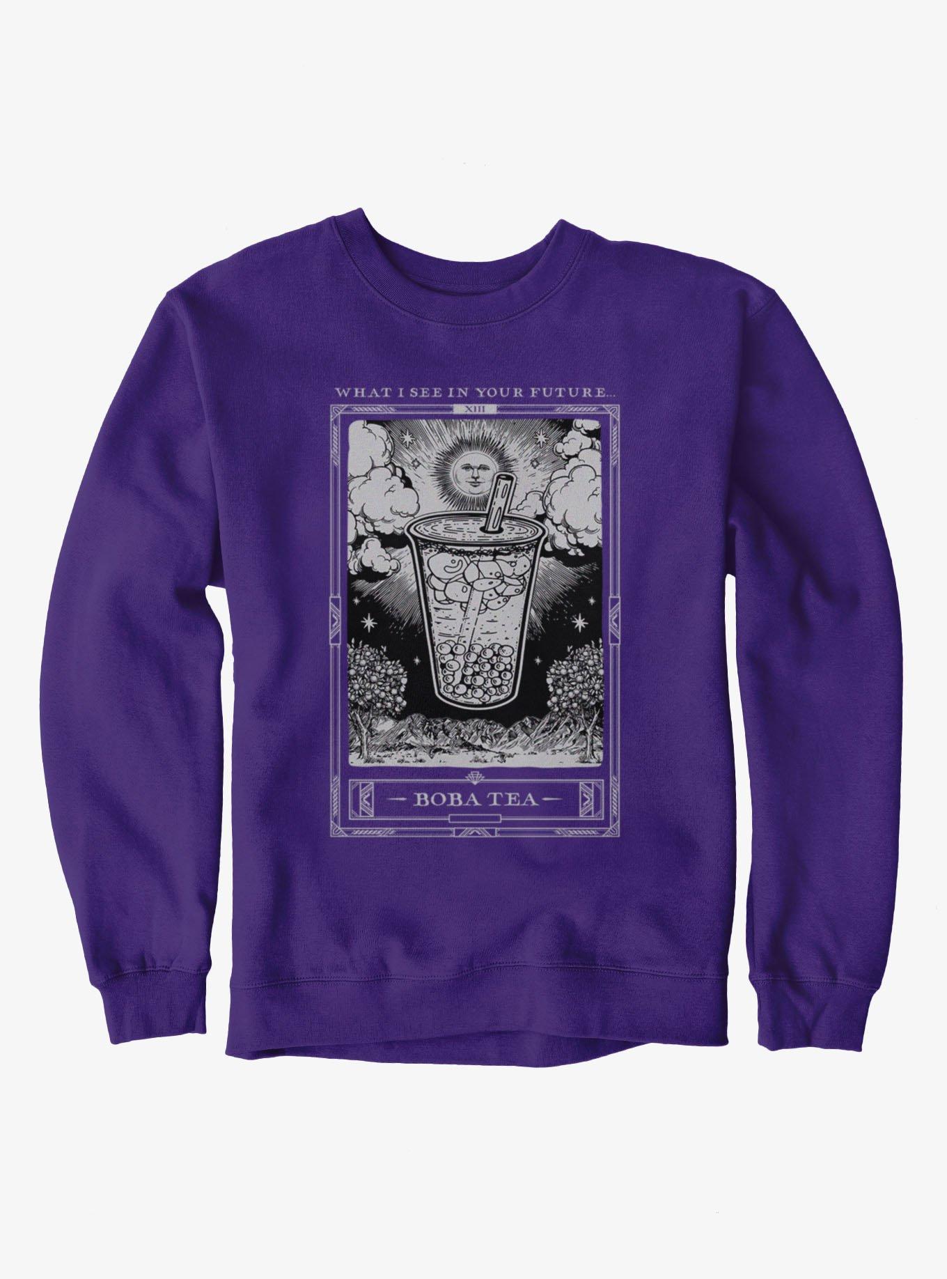 Boba Tea Tarot Card Sweatshirt