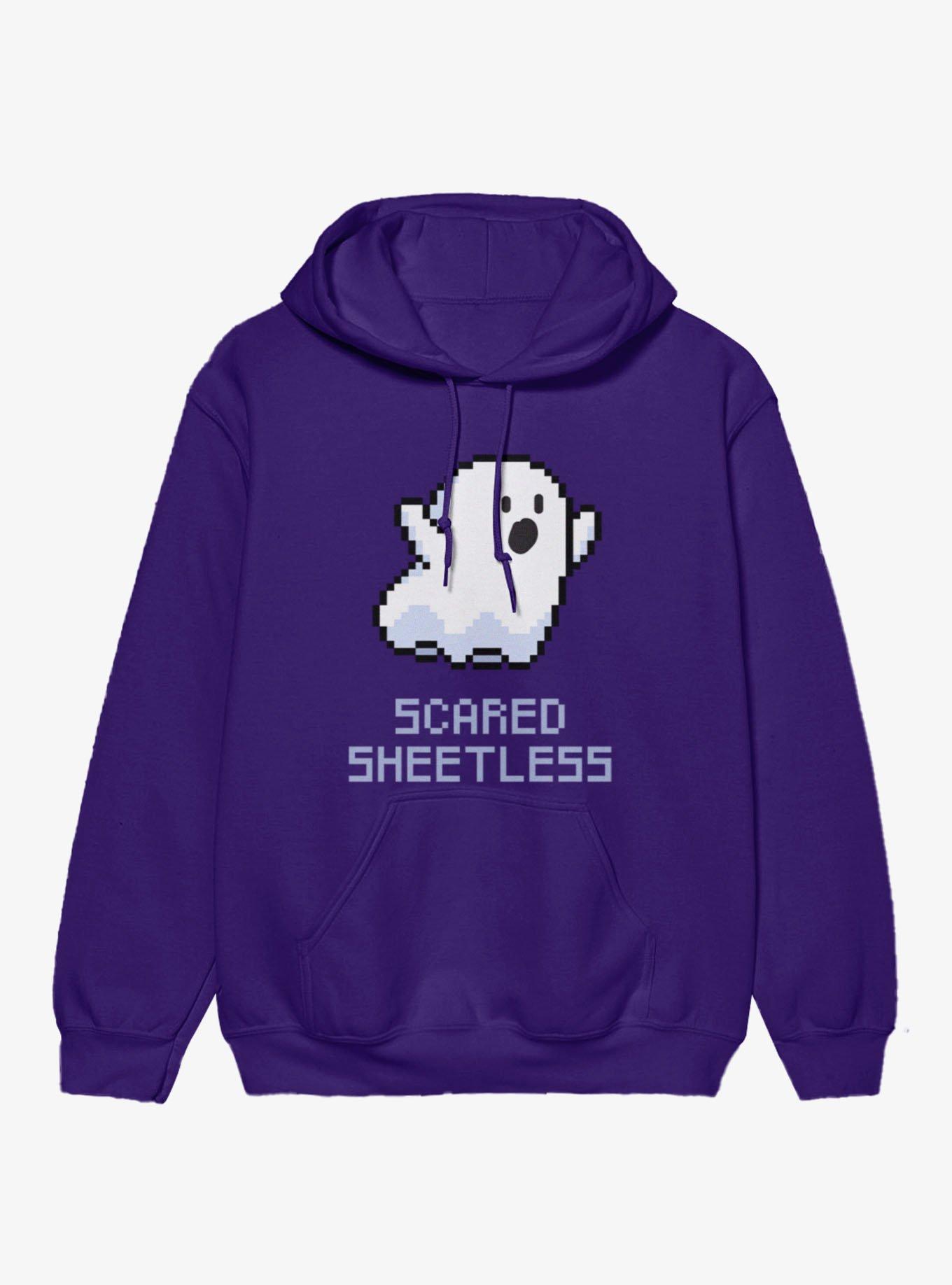 Scared Sheetless 8-Bit Ghost Hoodie, , hi-res view 1