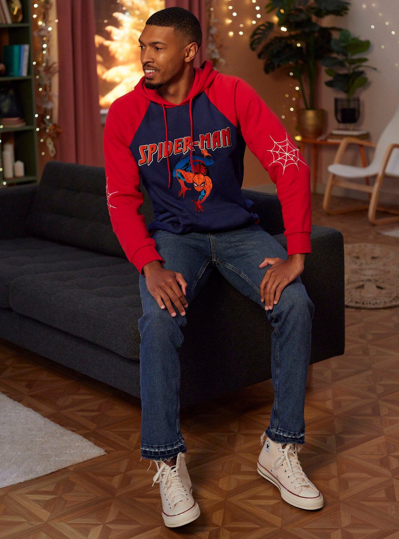 OURUNVRS Our Universe Marvel Spider-Man Color-Block Hoodie