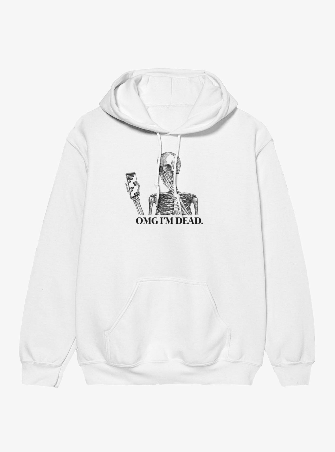 OMG I'm Dead Hoodie - WHITE | Hot Topic