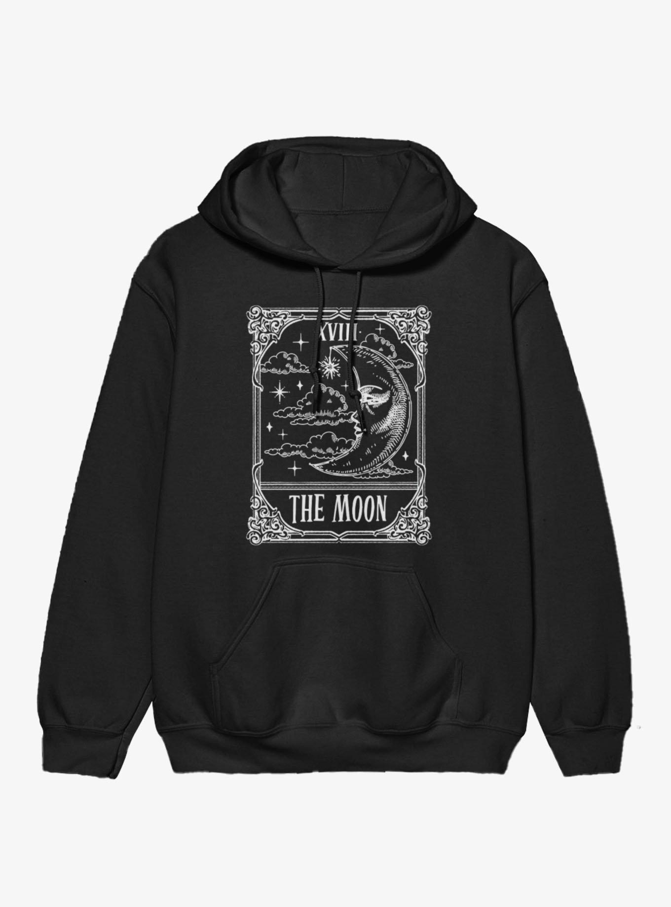 XVIII The Moon Tarot Card Hoodie