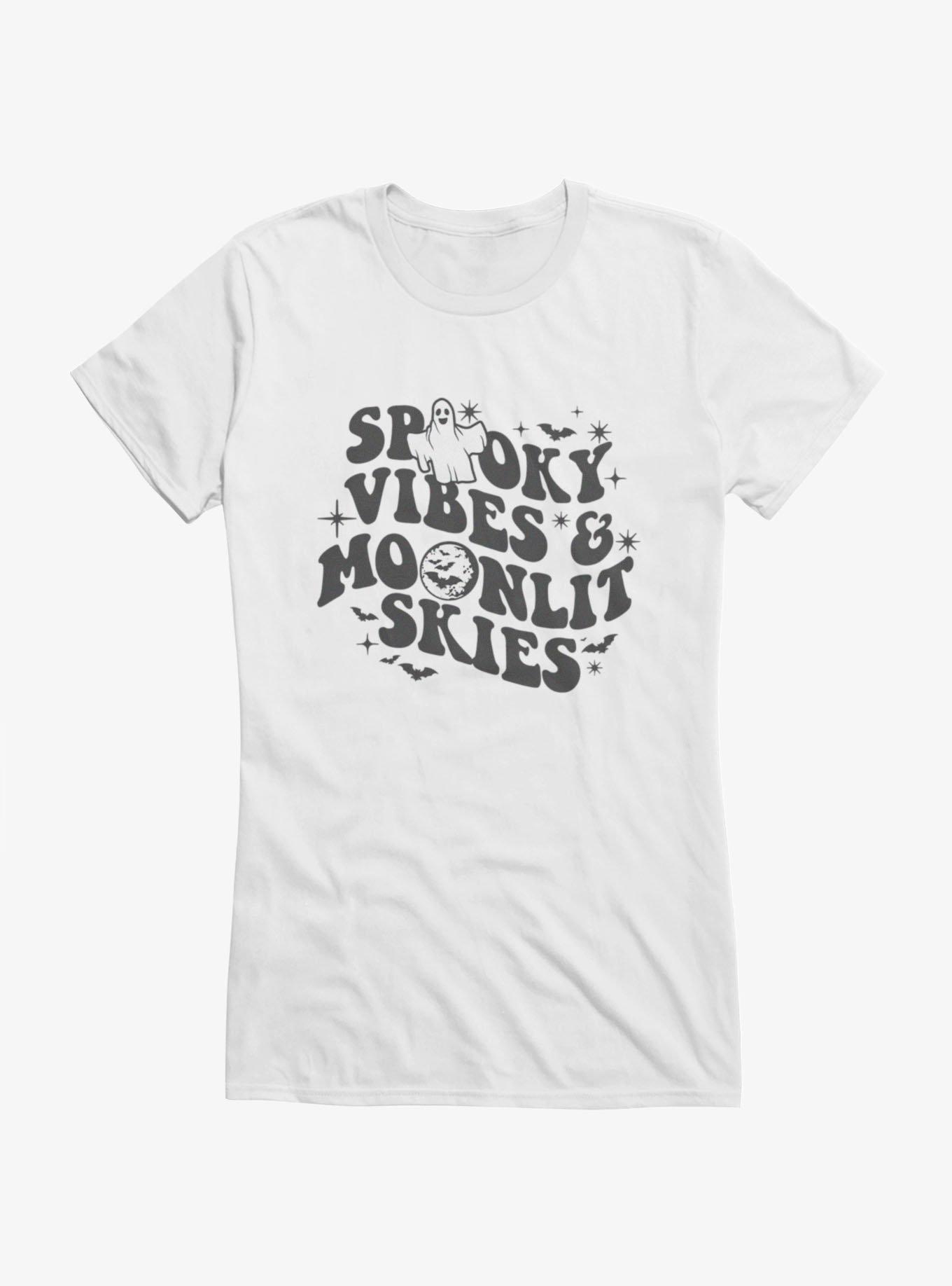 Spooky Vibes & Moonlit Skies Girls T-Shirt, , hi-res view 1
