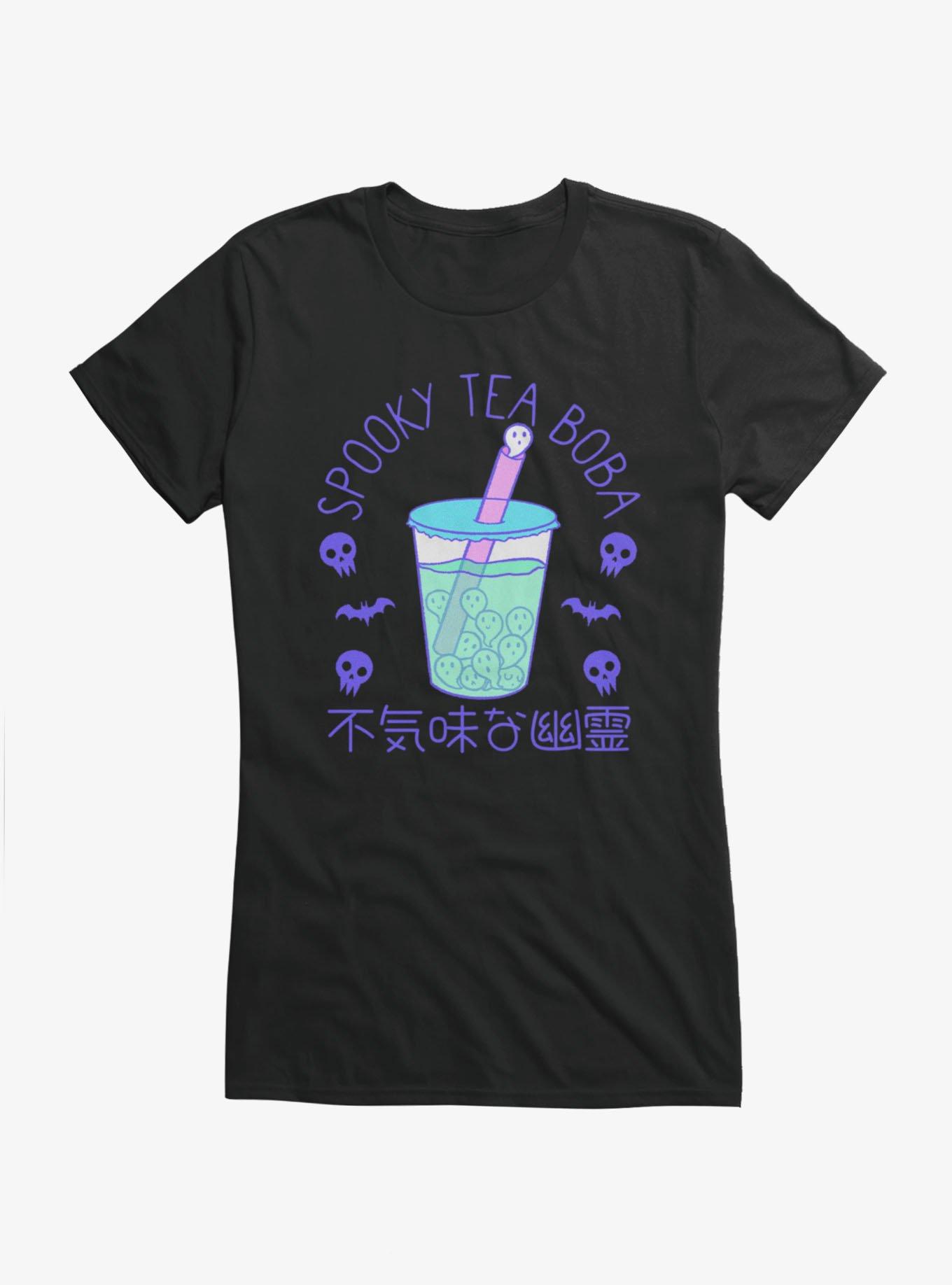 Spooky Tea Boba Girls T-Shirt