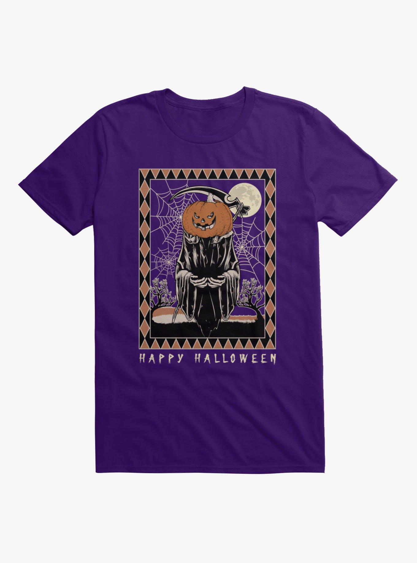 Pumpkin Reaper Tarot Card T-Shirt