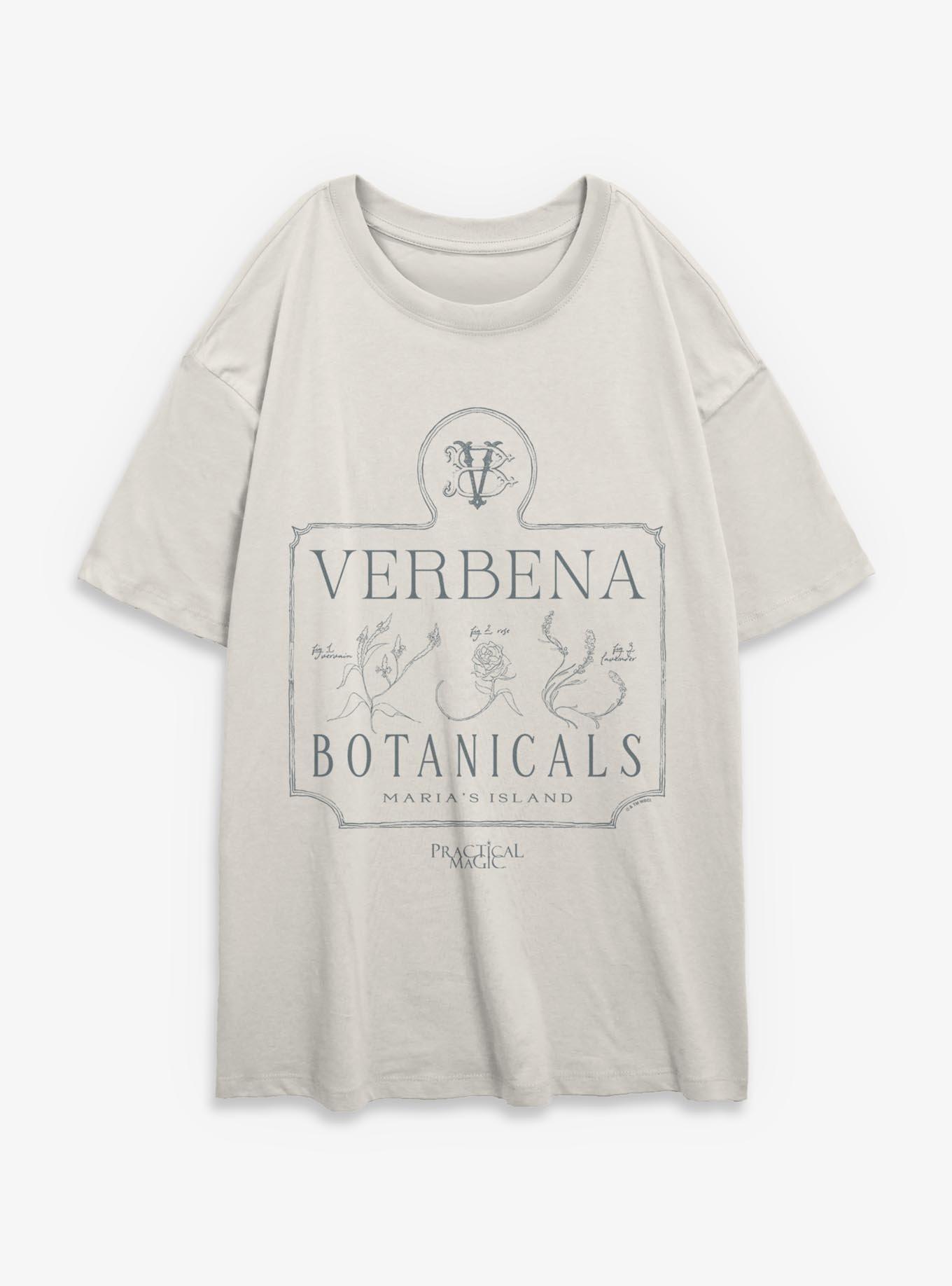 Practical Magic Verbena Botanicals Girls Oversized T-Shirt