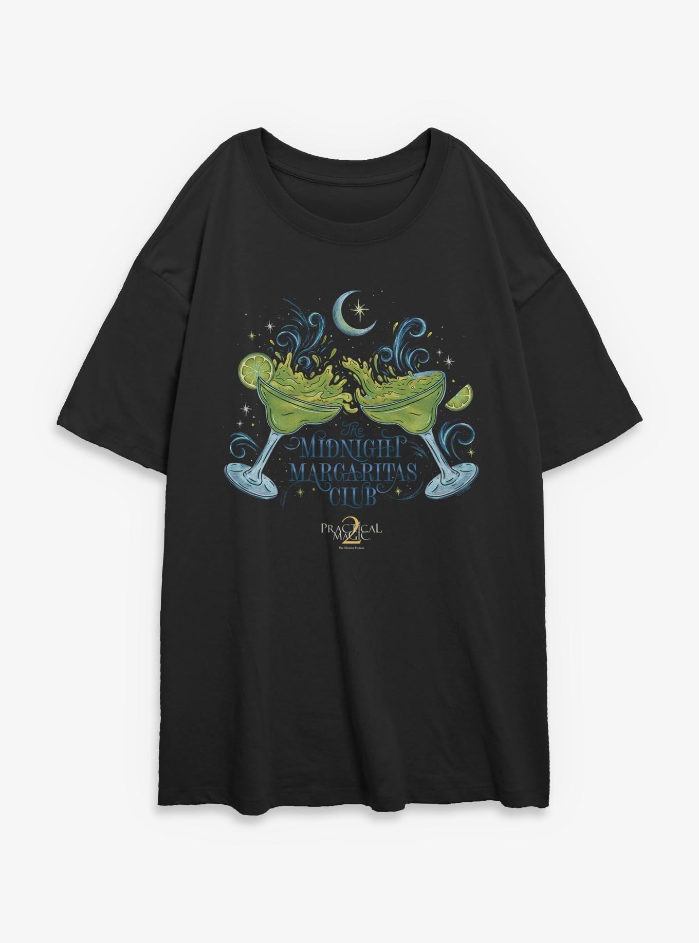 Practical Magic 2 Midnight Margaritas Club Girls Oversized T-Shirt