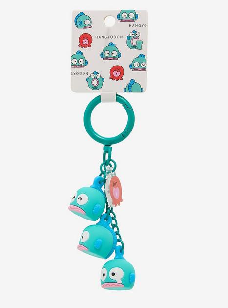 Sanrio Japan Originals Hangyodon Figural Faces Keychain | Hot Topic