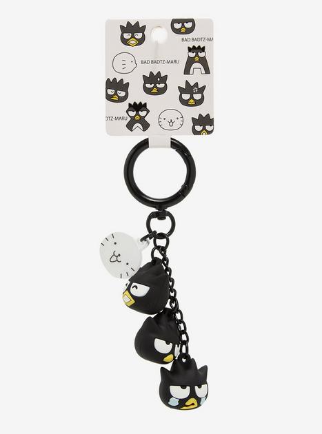 アクセサリー maru Sanrio Japan Originals Badtz-Maru Figural Faces Keychain | Hot Topic