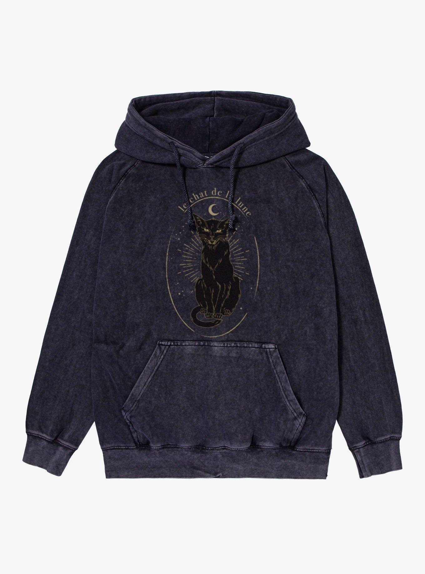 Le Chat De La Lune Mineral Wash Hoodie