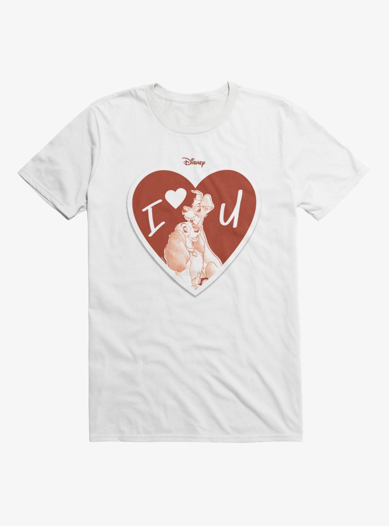 Disney Lady And The Tramp I Love You T-Shirt
