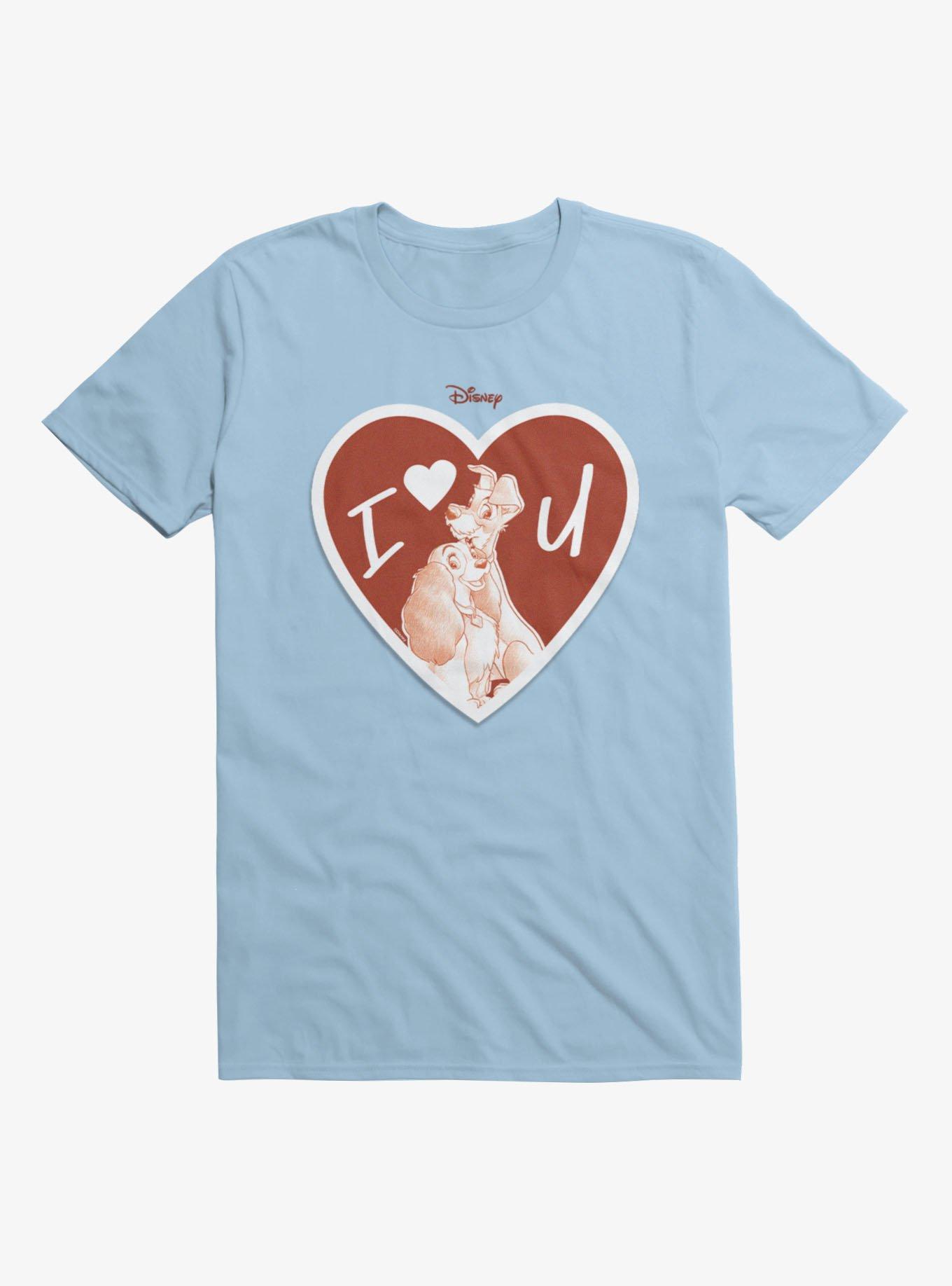 Disney Lady And The Tramp I Love You T-Shirt