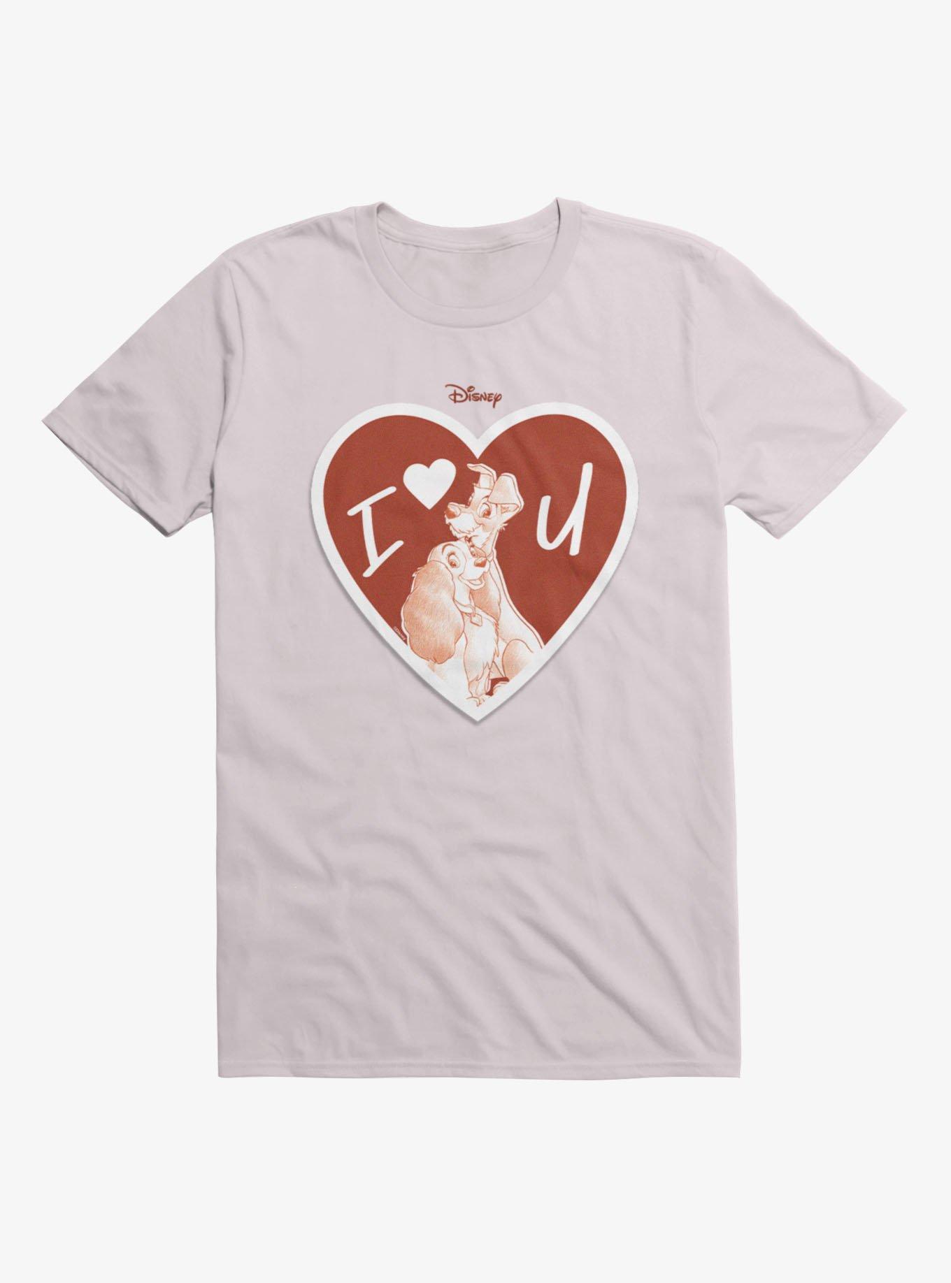 Disney Lady And The Tramp I Love You T-Shirt