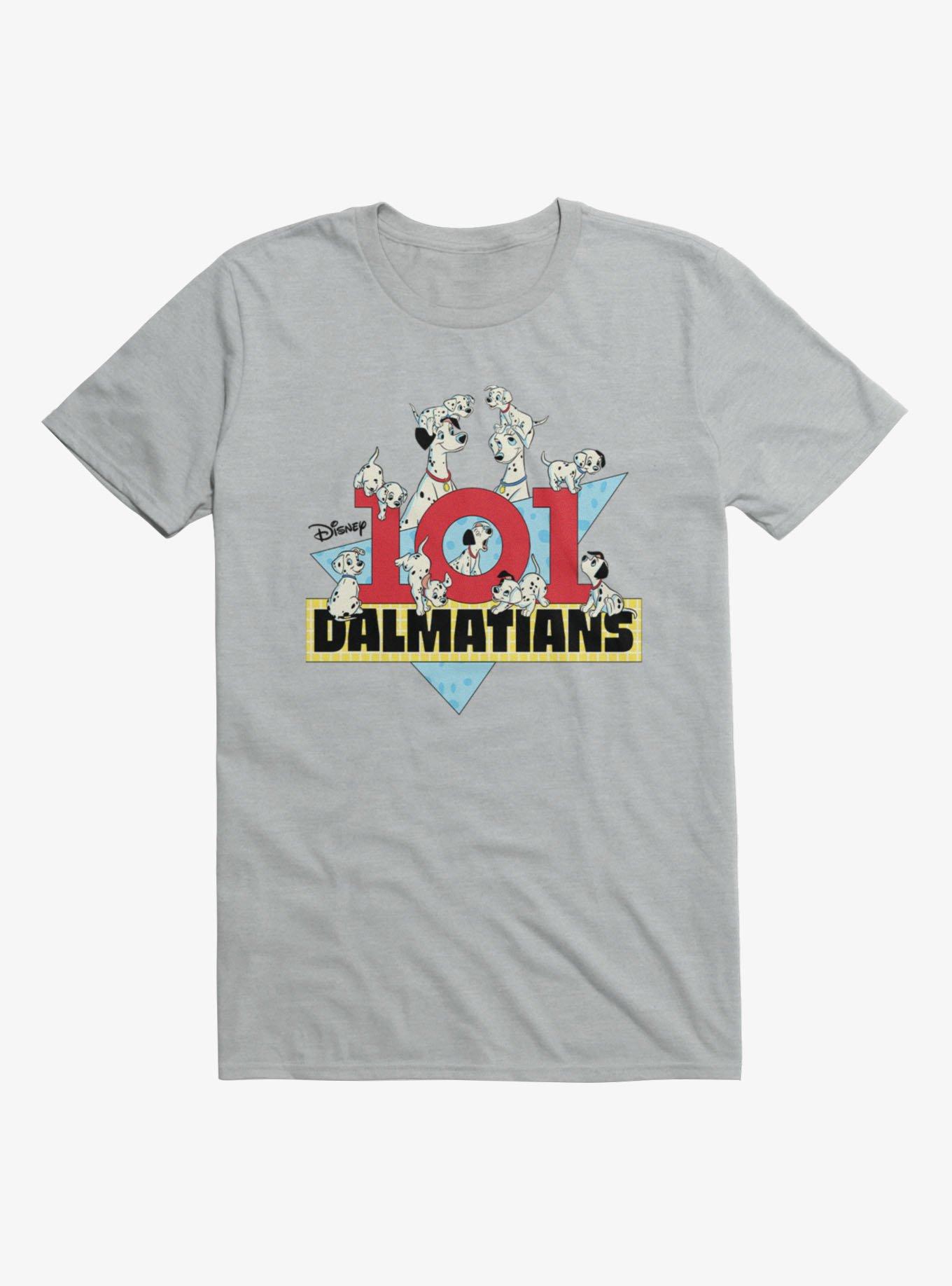 Disney 101 Dalmatians Puppy Pile 101 Logo T-Shirt