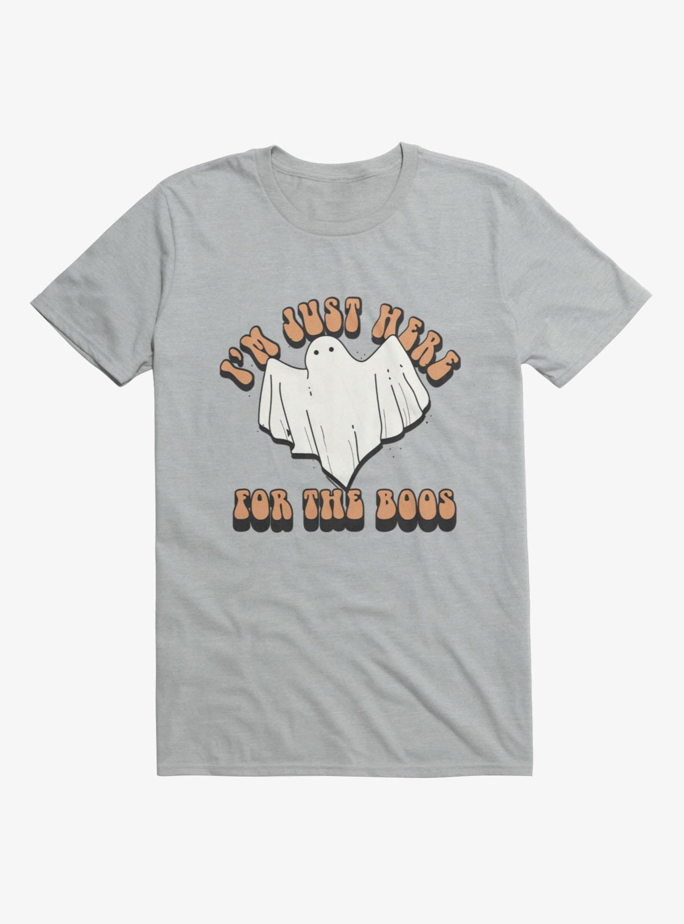 I'm Just Here For The Boos Retro T-Shirt, , hi-res view 1