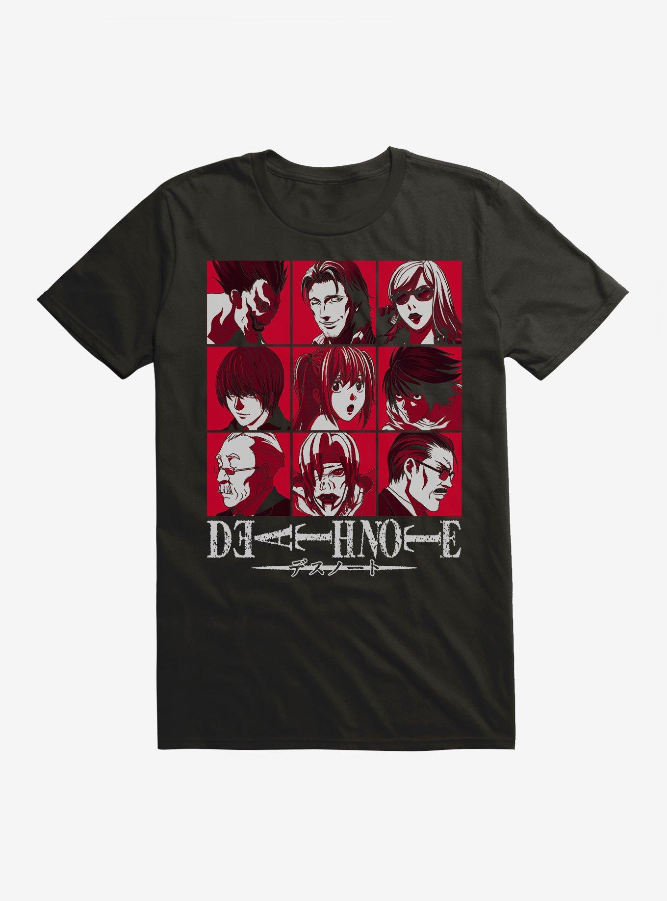 Death Note Character Grid T-Shirt