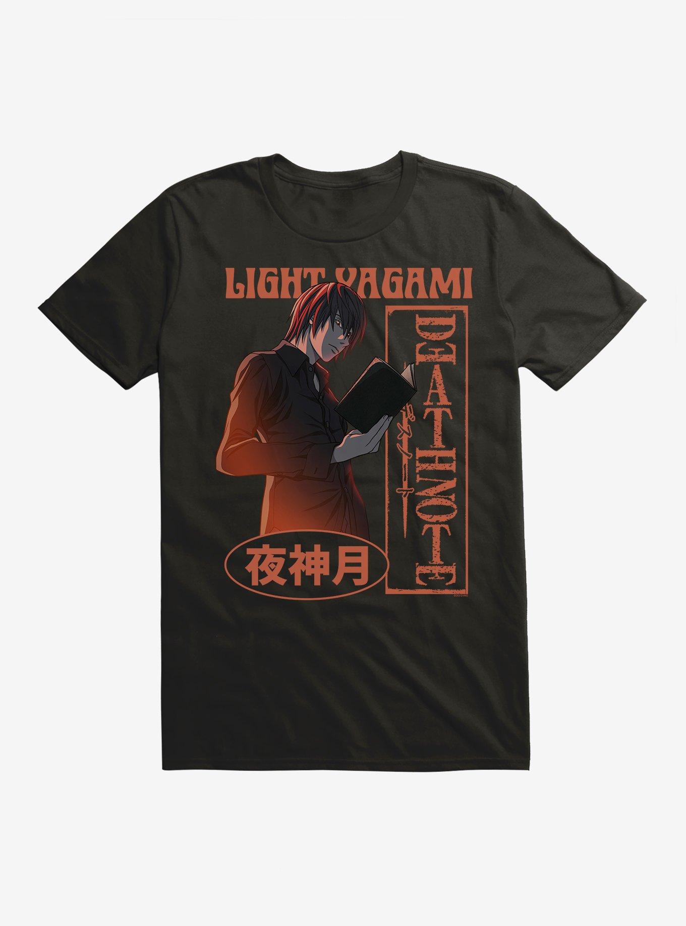 Death Note Light Yagami with Book T-Shirt