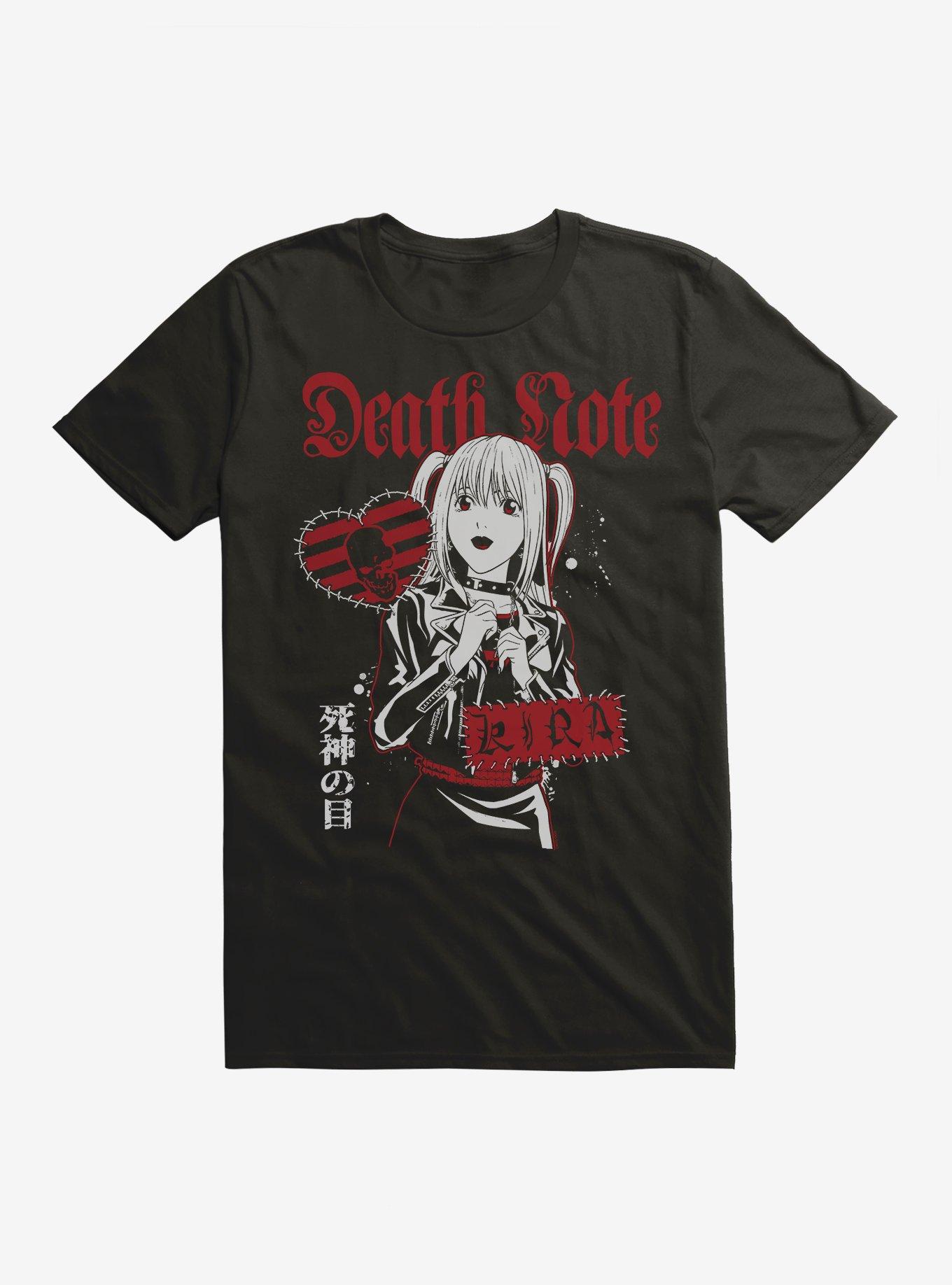 Death Note Goth Misa Amane Kira T-Shirt