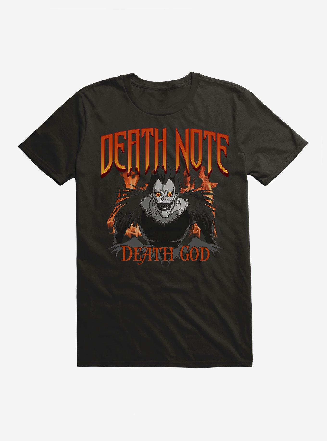 Death Note Ryuk Flames Death God T-Shirt