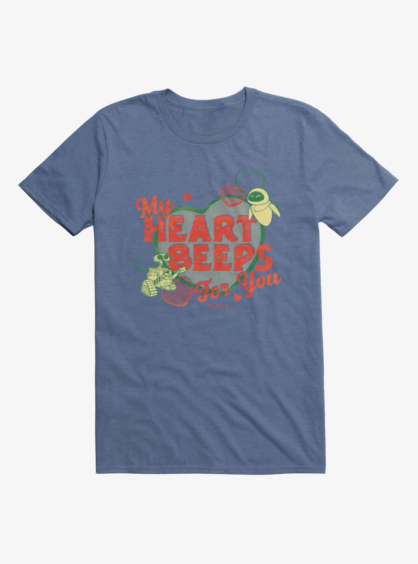 Disney Pixar Wall-E Eve My Heart Beeps For You T-Shirt