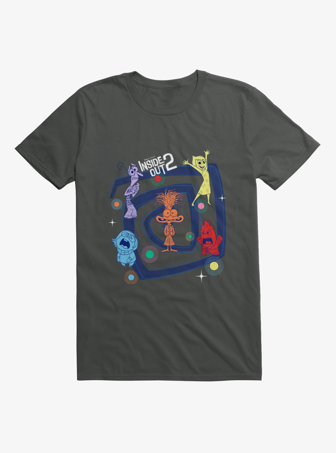 Disney Pixar Inside Out 2 Colorful Squad T-Shirt