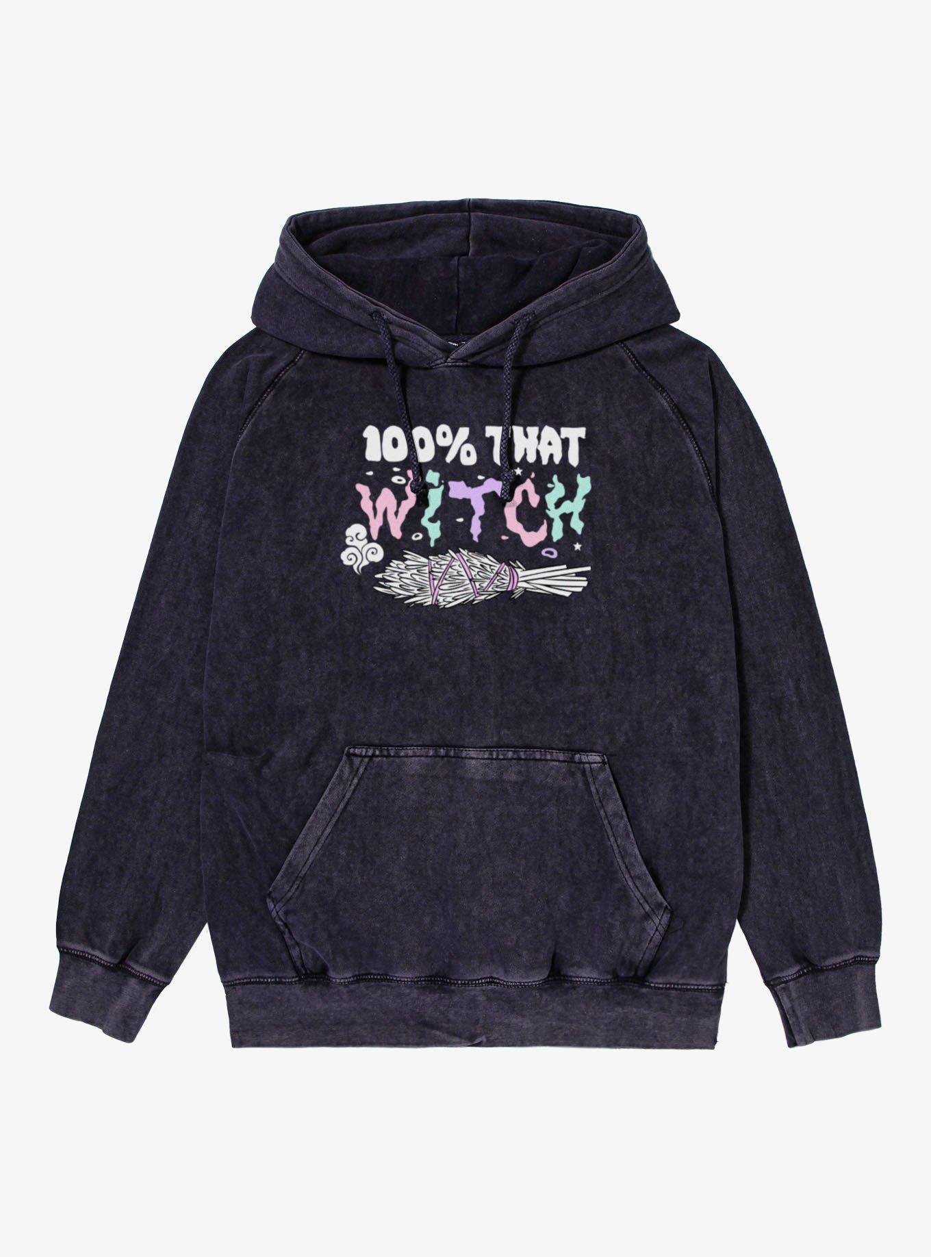 100% That Witch Mineral Wash Hoodie