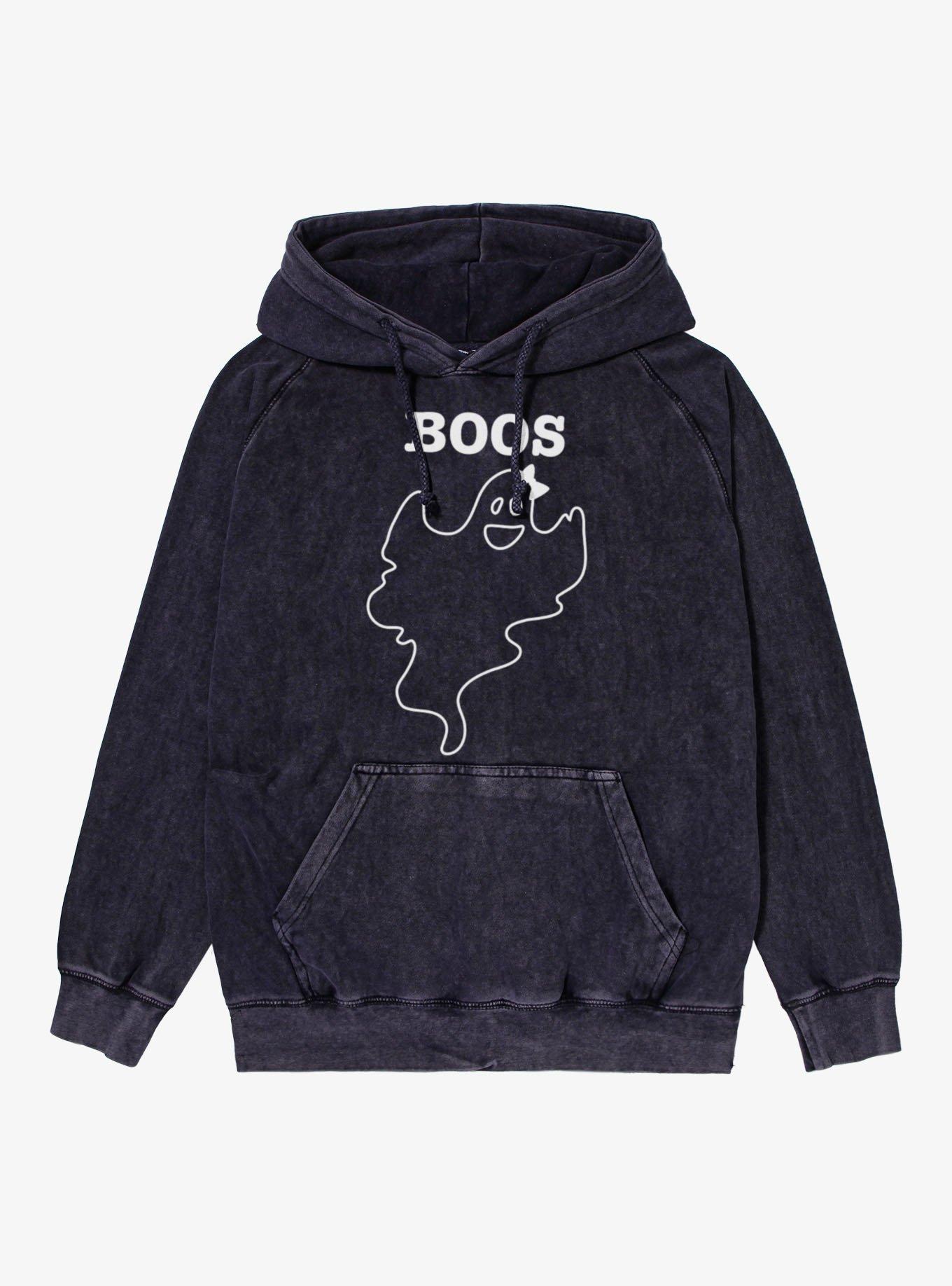 Boos Ghosty Mineral Wash Hoodie, VINTAGE BLACK, hi-res view 1