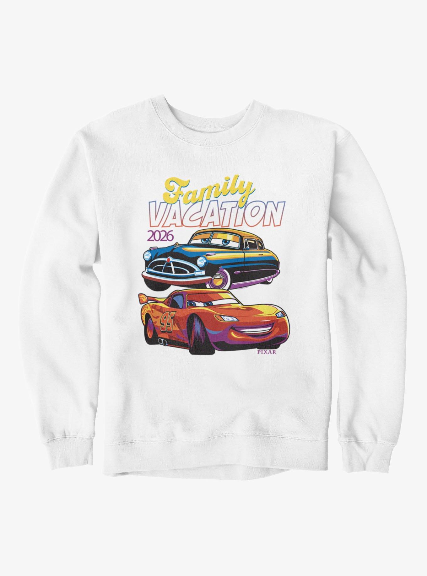 Disney Pixar Cars Family Vacation 2026 Hudson McQueen Sweatshirt