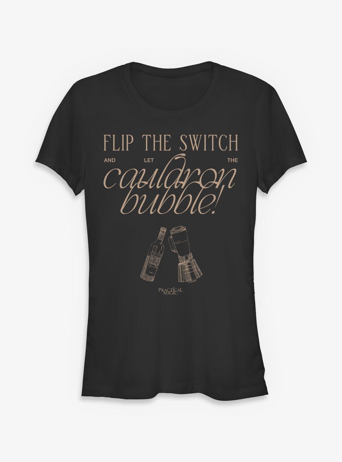 Practical Magic Cauldron Bubble Girls T-Shirt