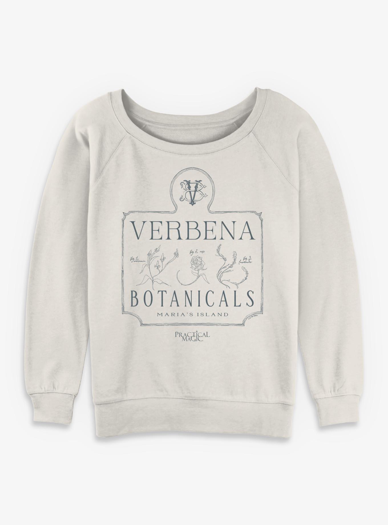 Practical Magic Verbena Botanicals Girls Slouchy Sweatshirt