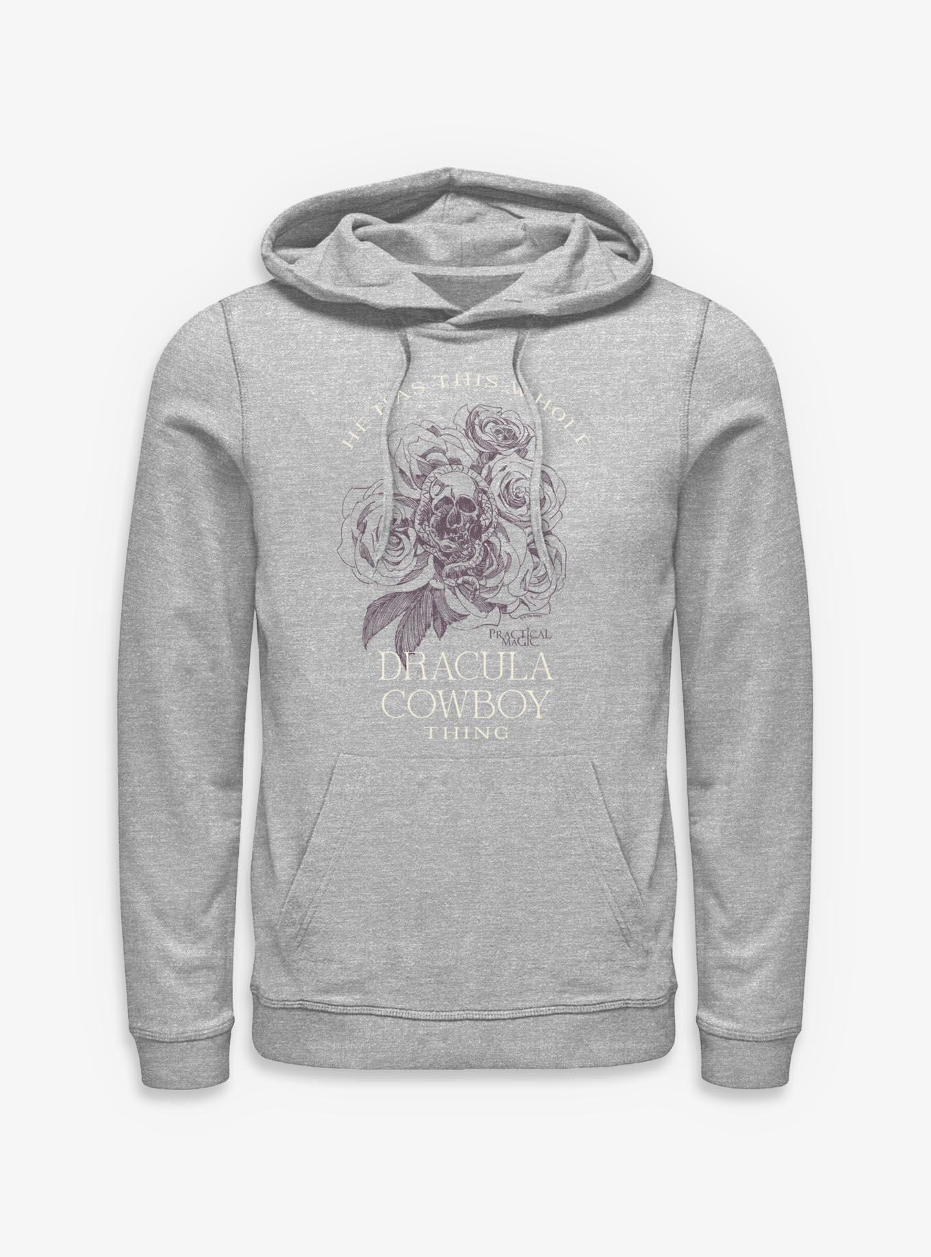 Practical Magic Dracula Cowboy Thing Hoodie - GREY | Hot Topic