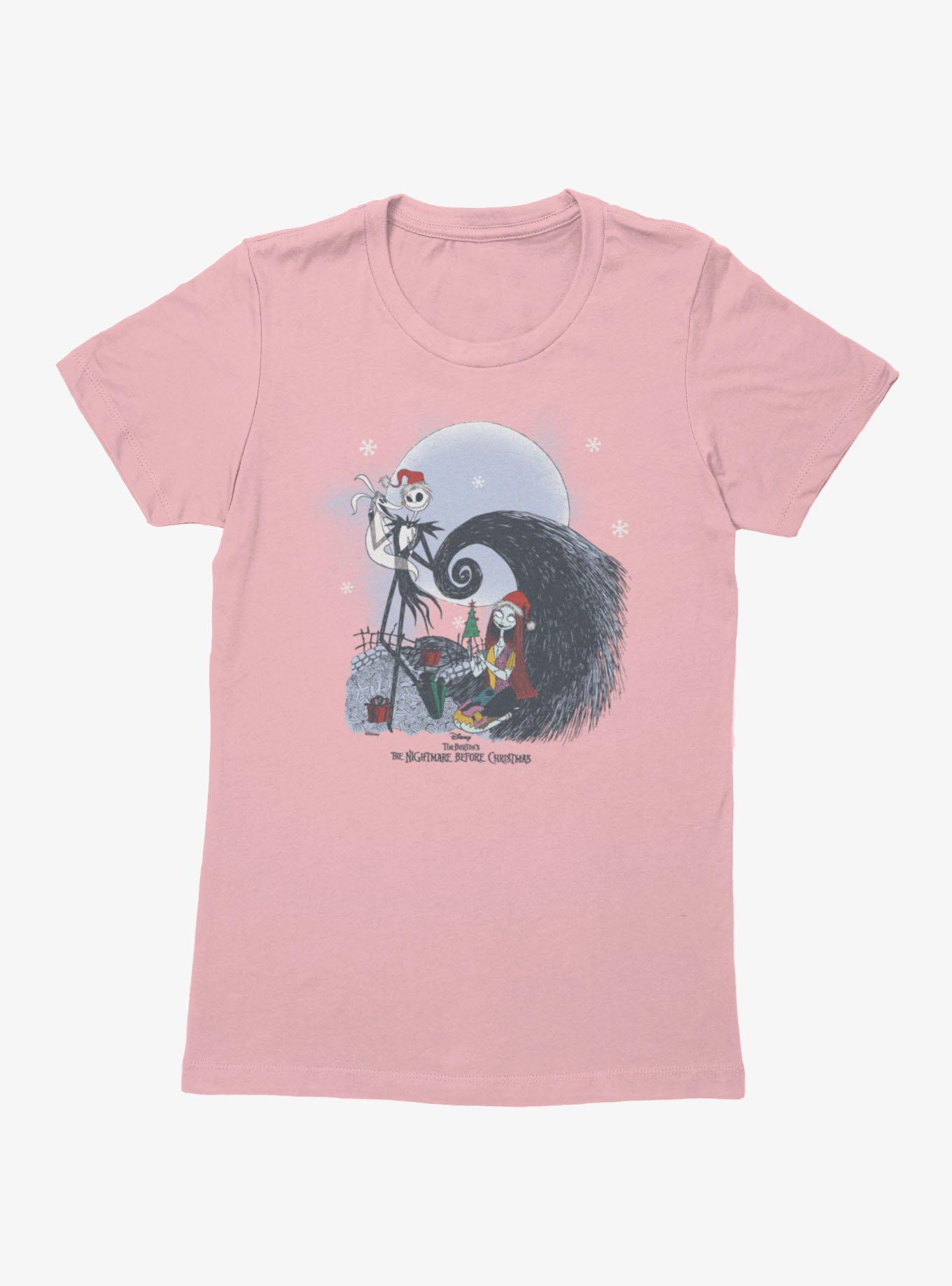 Disney Nightmare Before Christmas Jack Sally Zero Celebrate Womens T-Shirt