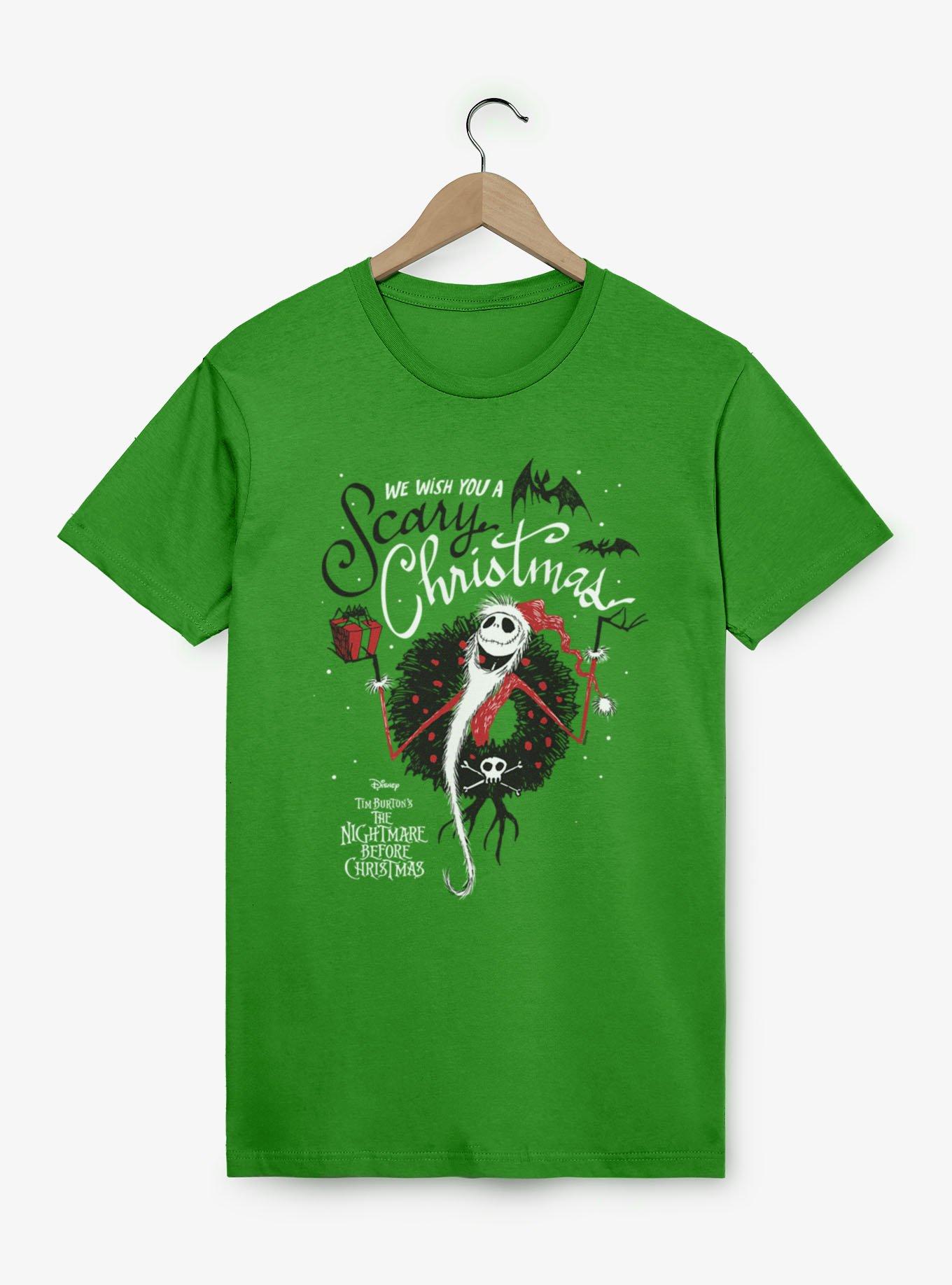 Disney Nightmare Before Christmas Wish You Scary Christmas Jack T-Shirt
