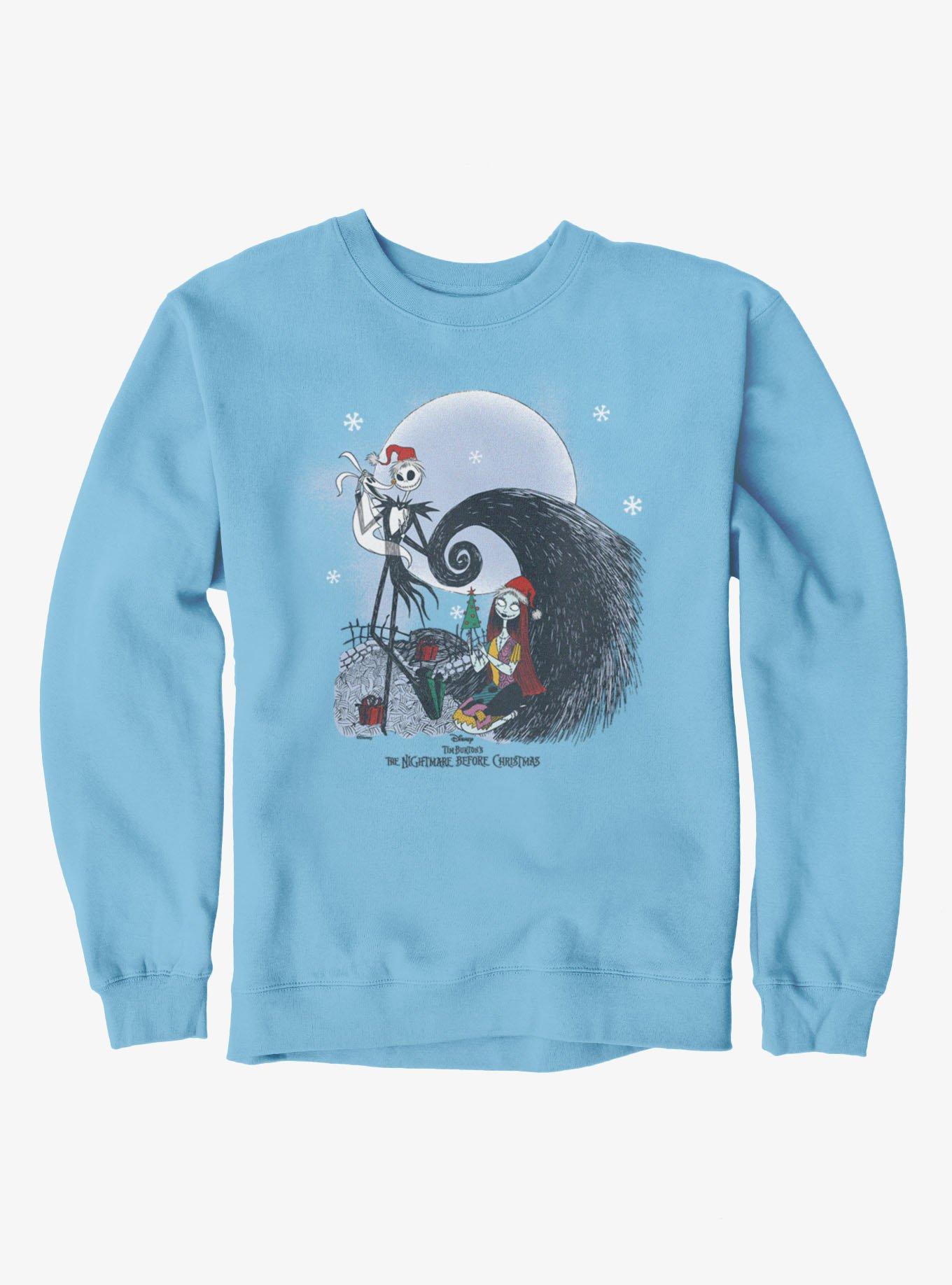 Disney Nightmare Before Christmas Jack Sally Zero Celebrate Sweatshirt