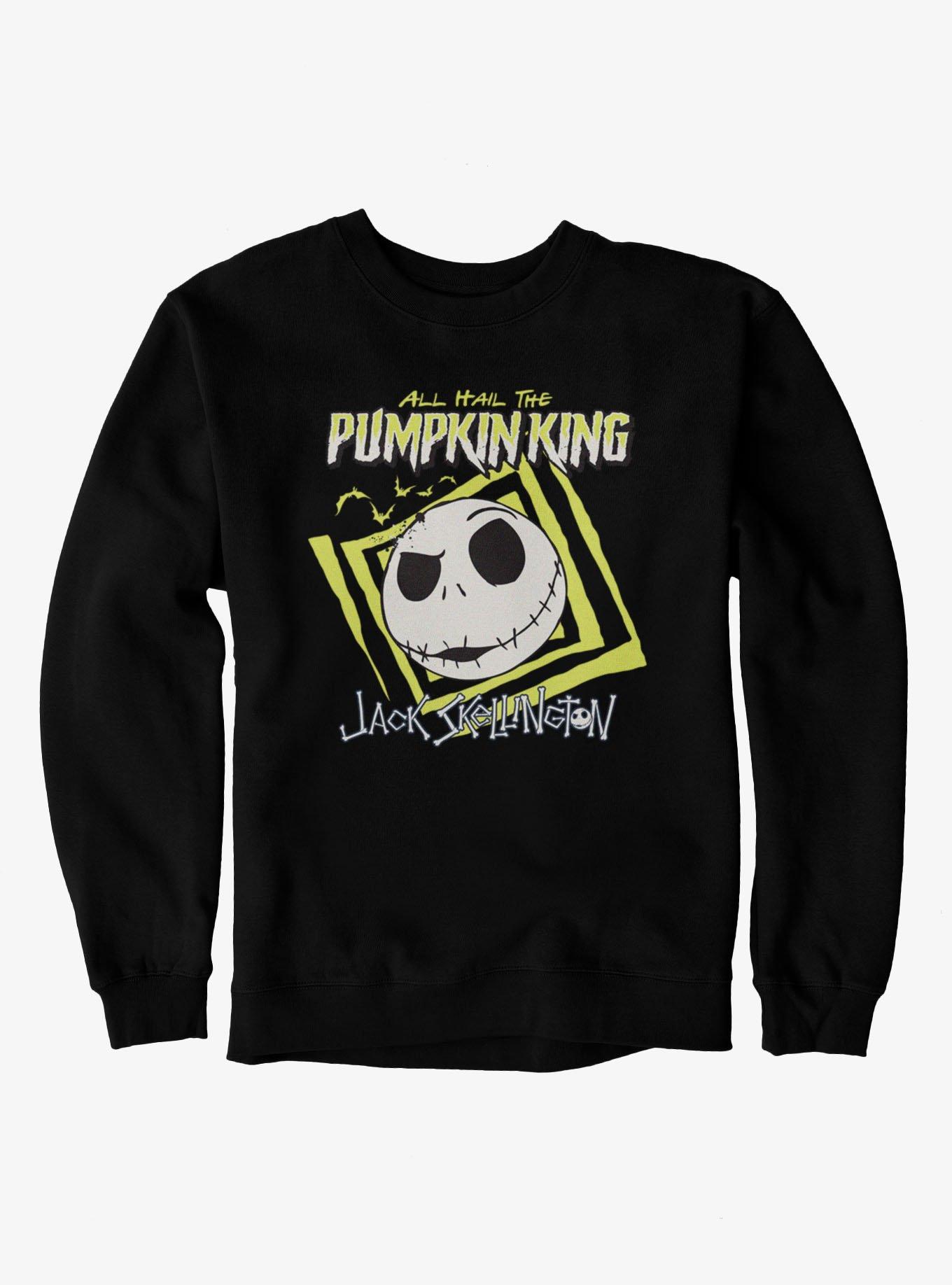 Disney Nightmare Before Christmas All Hail Pumpkin King Jack Sweatshirt