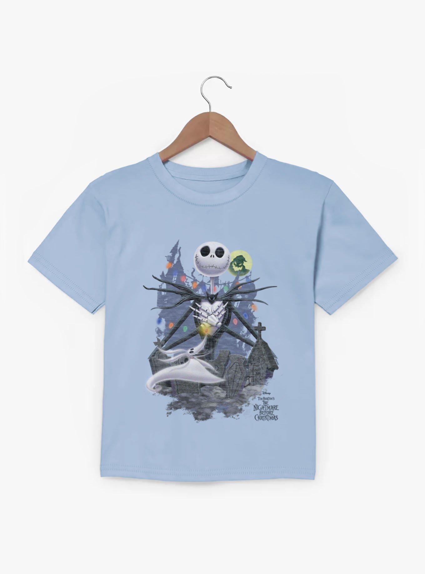 Disney Nightmare Before Christmas Jack Skellington Graveyard Cheer Youth T-Shirt
