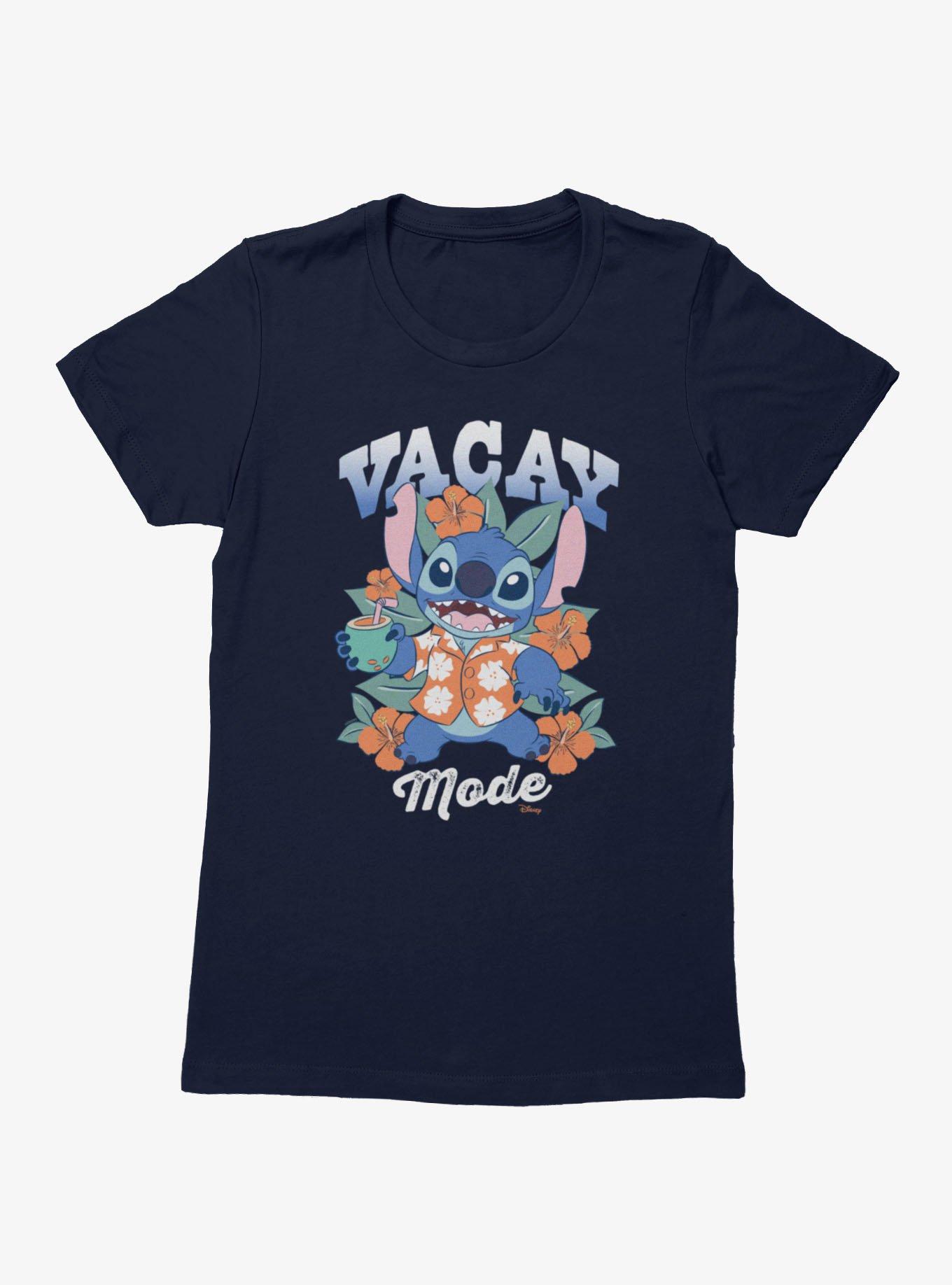 Disney Lilo & Stitch Vacay Mode Hawaiian Shirt Luau Womens T-Shirt