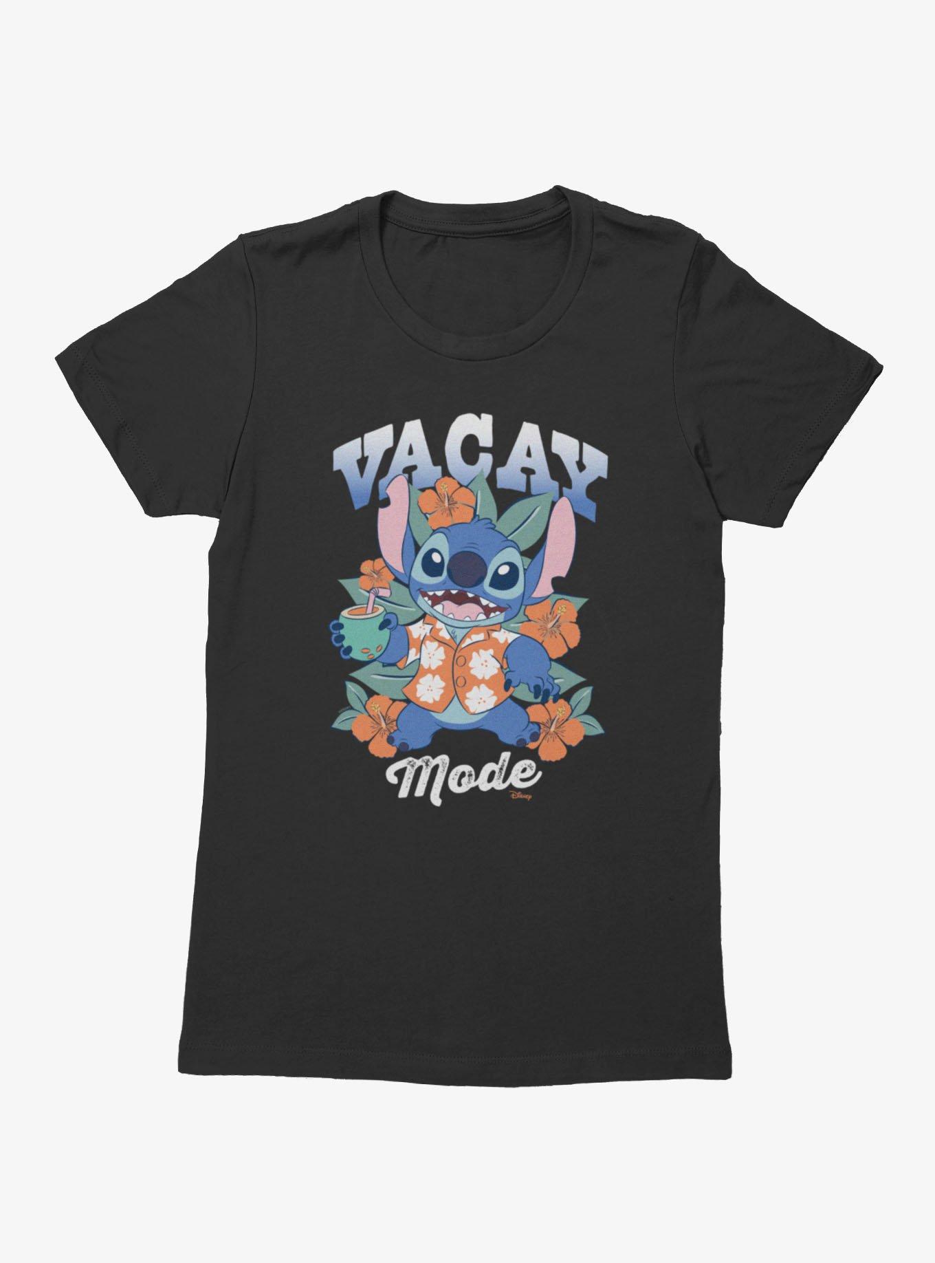 Disney Lilo & Stitch Vacay Mode Hawaiian Shirt Luau Womens T-Shirt