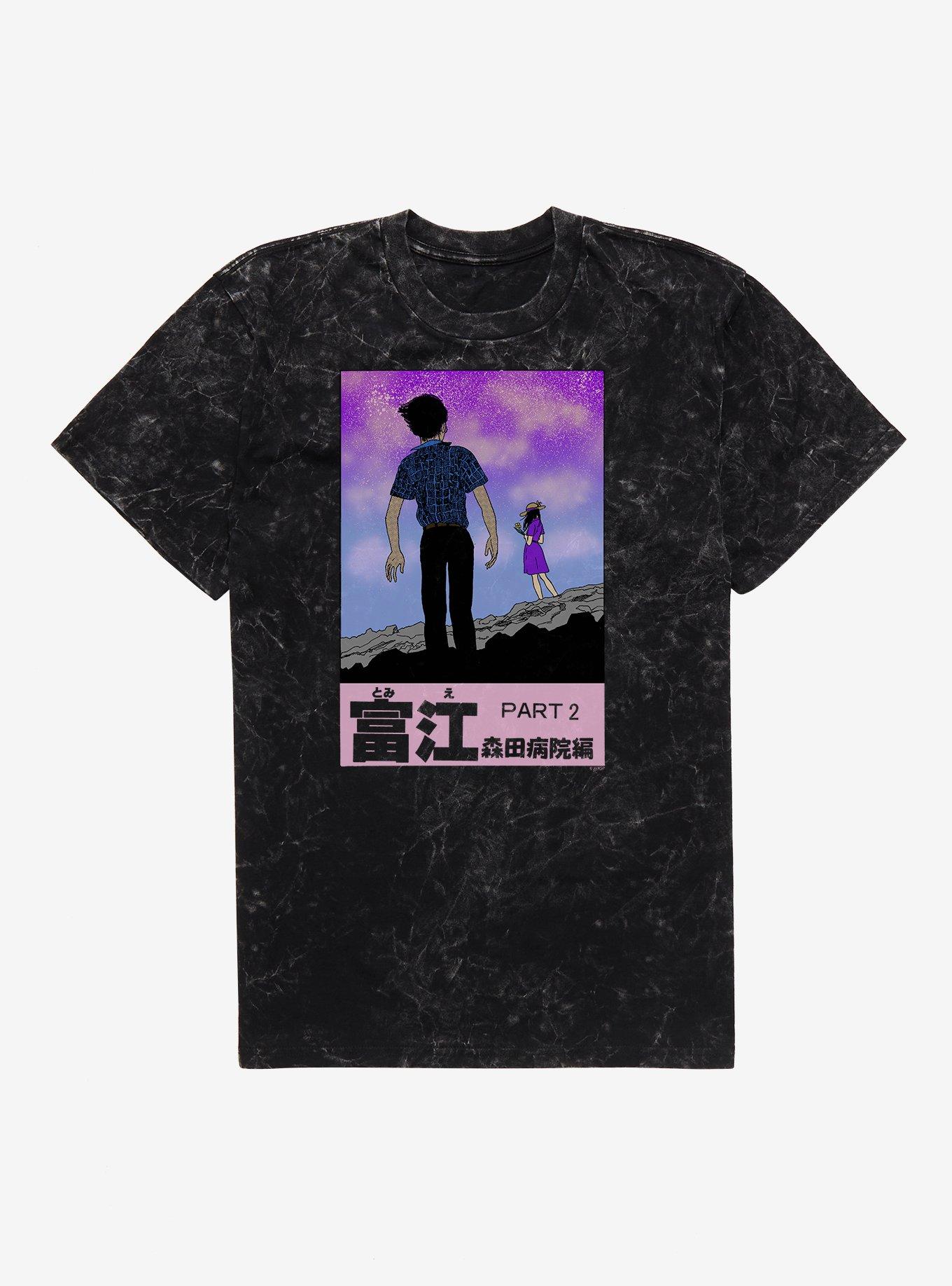 Junji Ito Tomie Part 2 Title Mineral Wash T-Shirt Hot Topic Exclusive