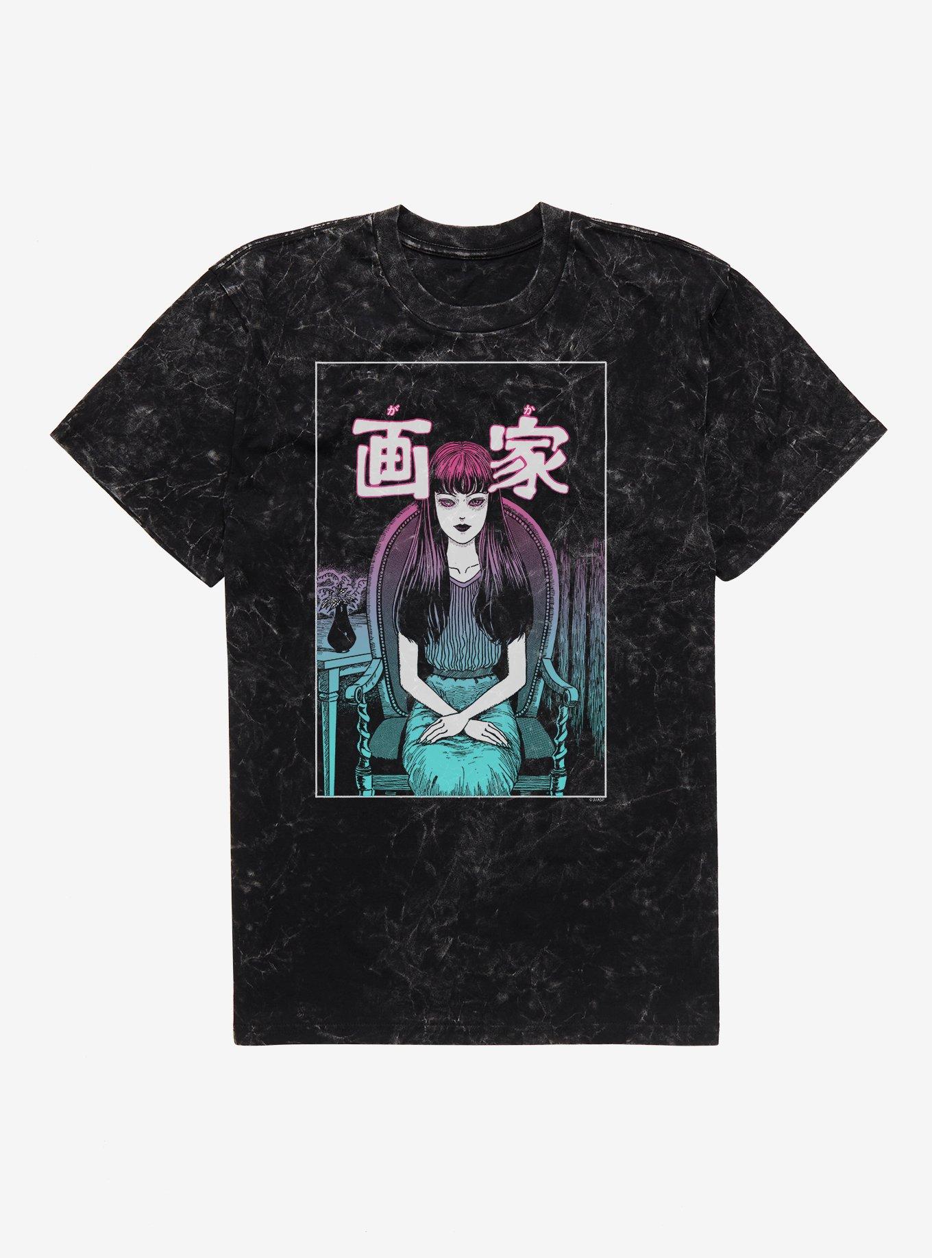 Junji Ito Tomie Mineral Wash T-Shirt Hot Topic Exclusive